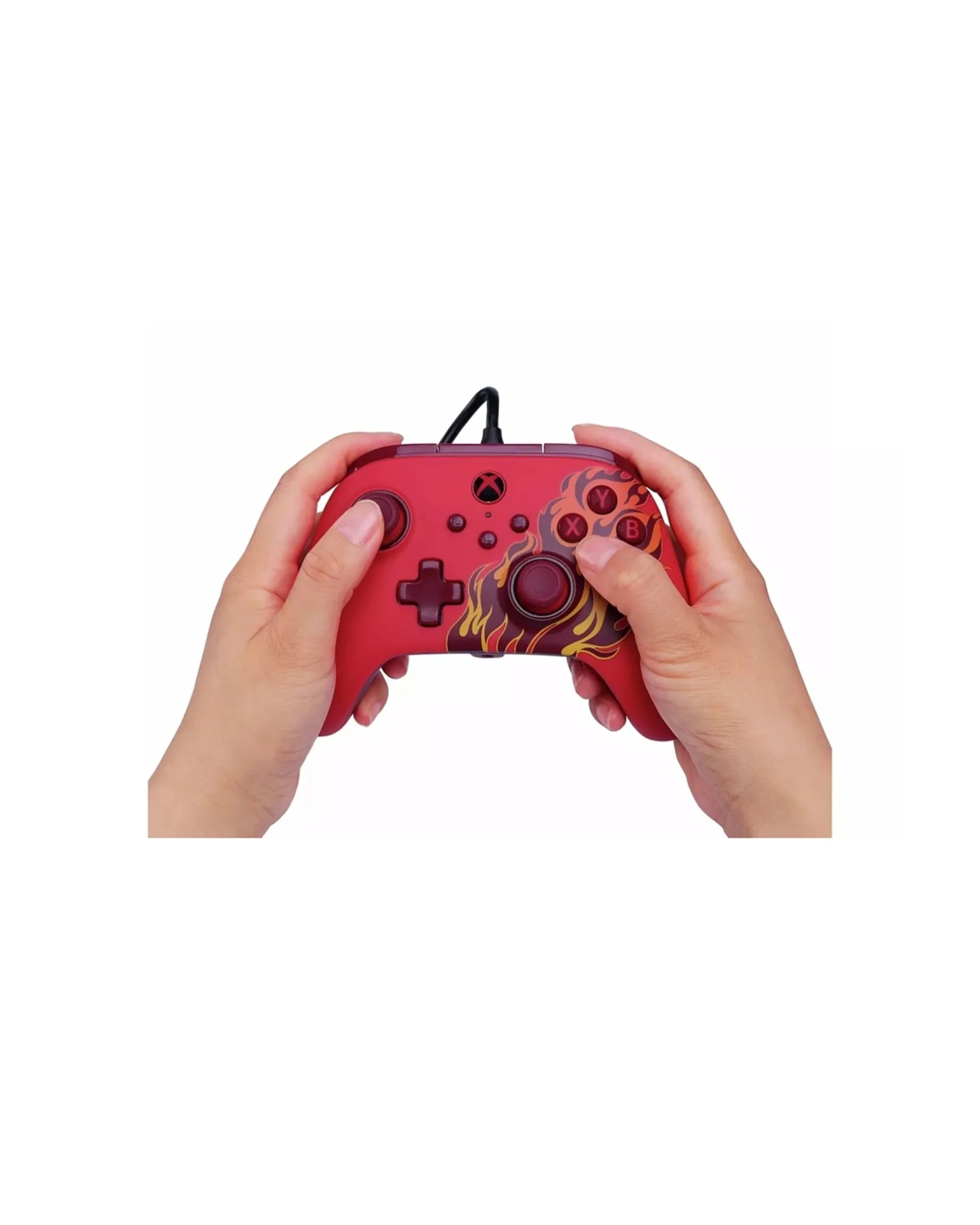 3 PowerA Xbox Series XS Advantage Wired Gaming Controller Blaze 3.5mmJack - Red, 3 of 5