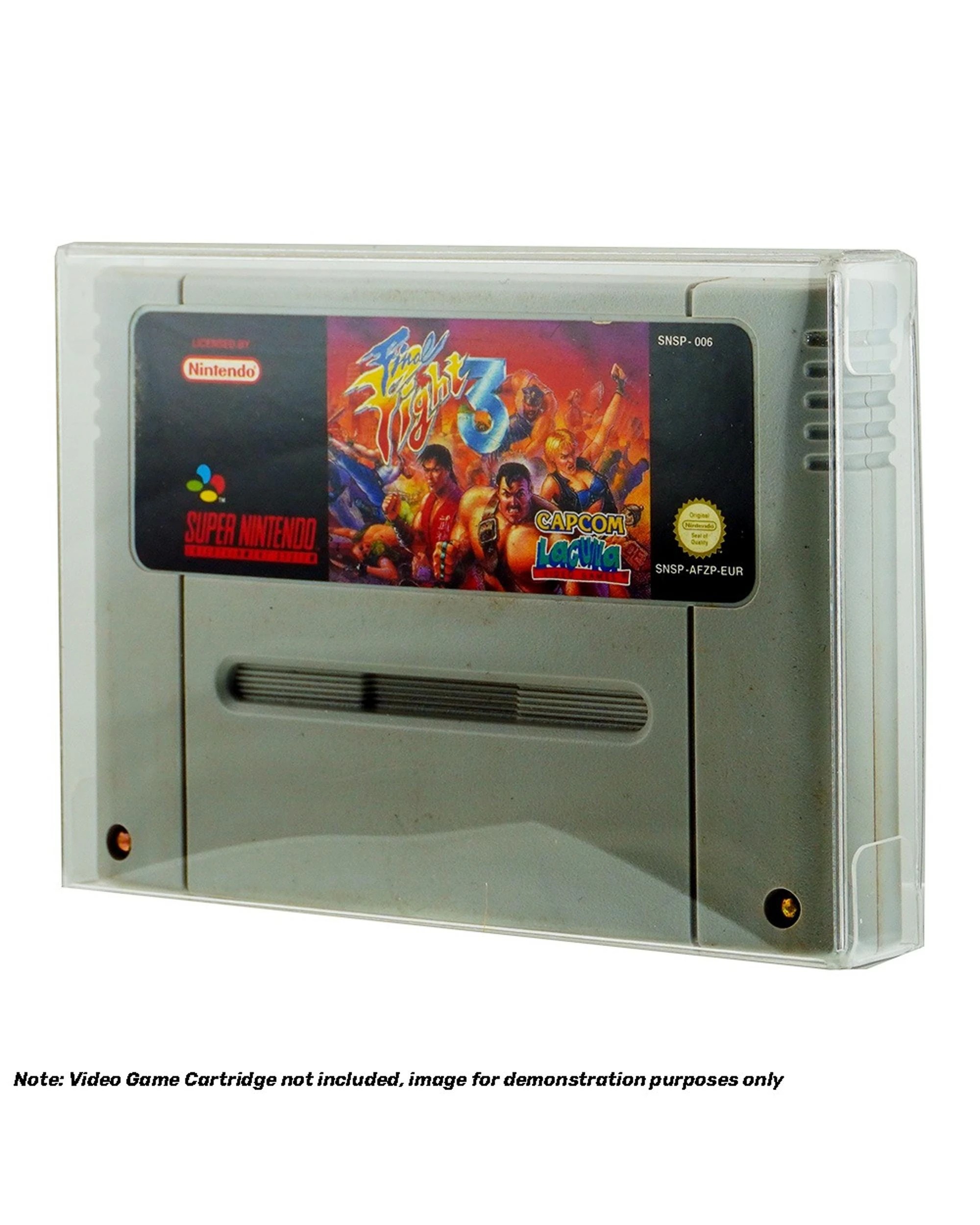 3 Powerwave SNES Cartridge 0.5mm Plastic UV Protector 10 Pack - Clear, 3 of 4