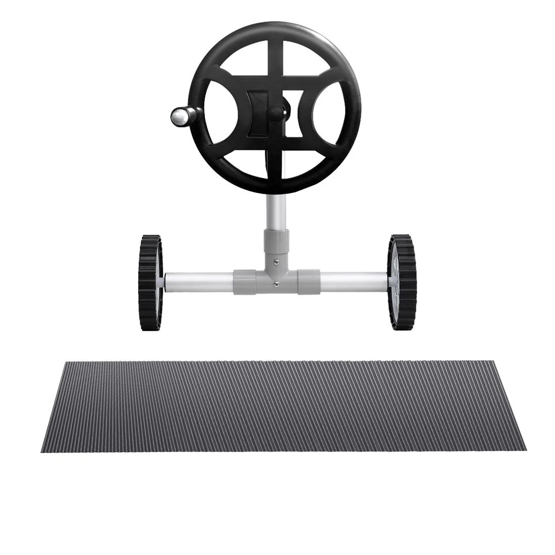 3 Aqua Buddy Pool Cover 600 Micron 10x4m w/ Roller 4m Swimming Pools  Solar Blanket - Multi, 3 of 6