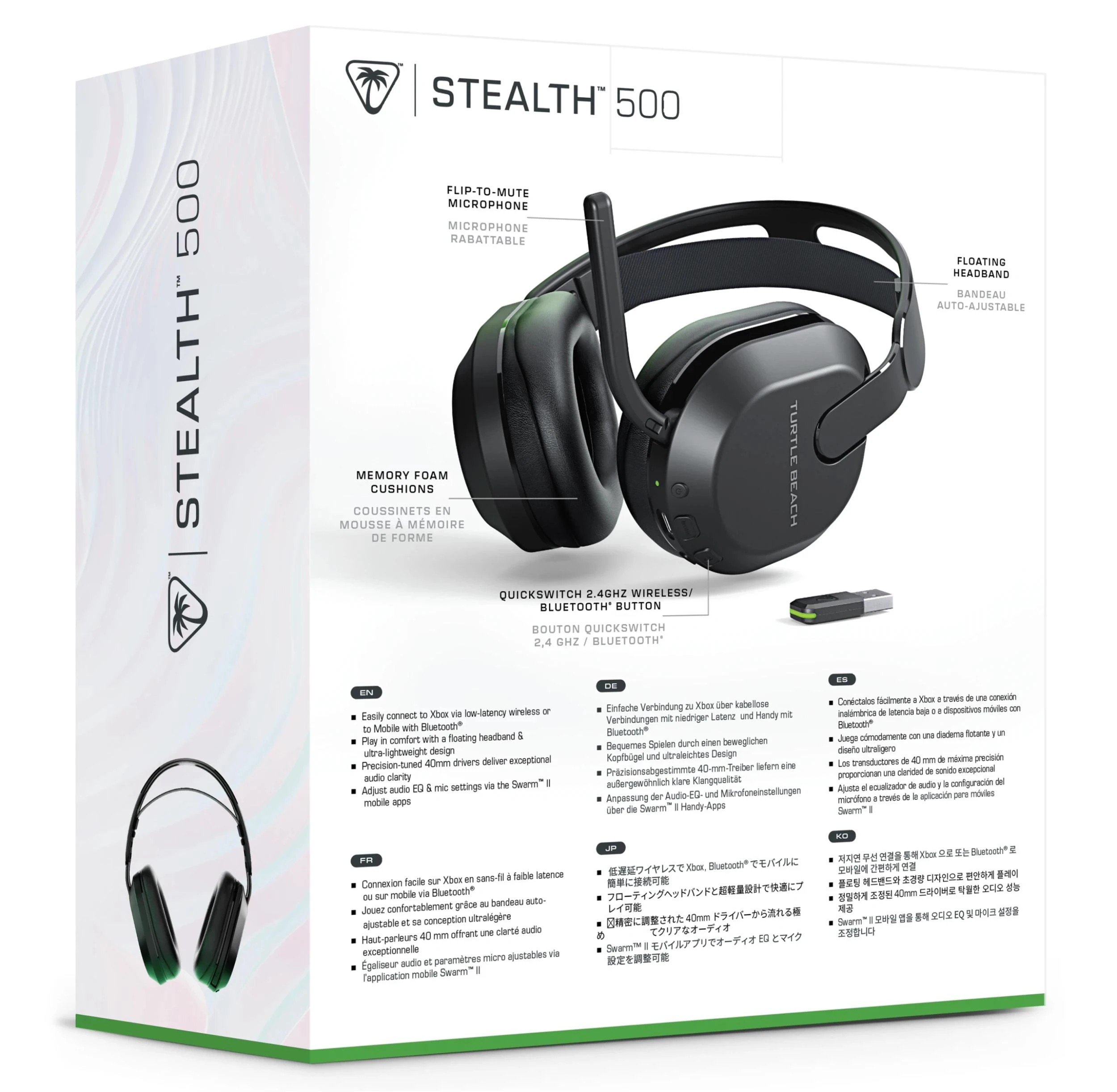 4 Turtle Beach Headset Stealth 500X Black - Xbox Series X - Multi, 4 of 5