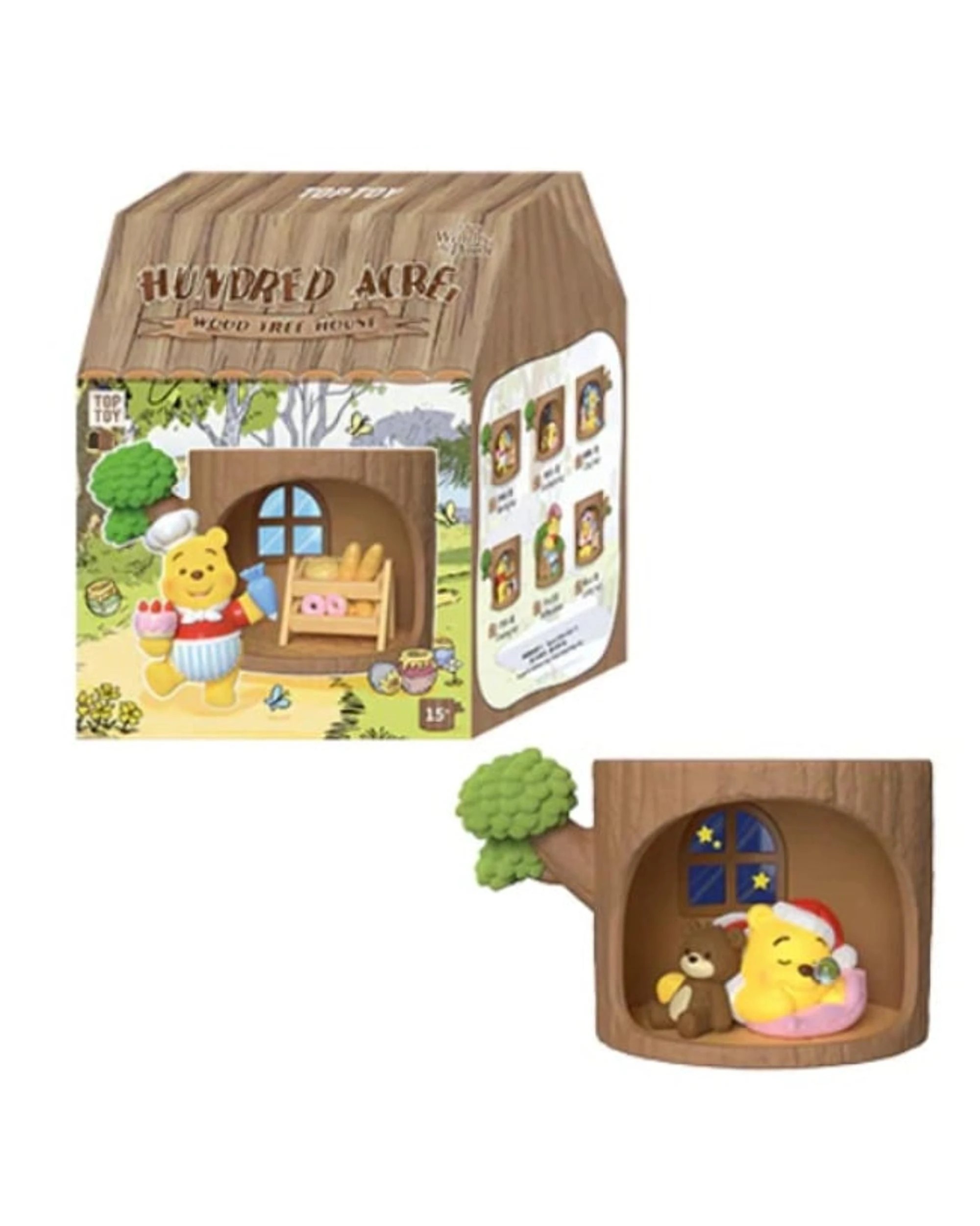 1 Disney Winnie the Pooh Hundred Acre Wood Tree House Series Figure Blind Box, 1 of 9