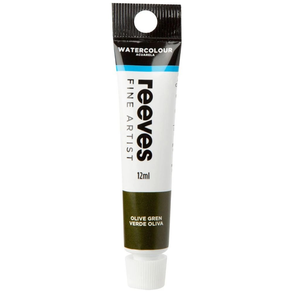 1 Reeves Watercolour Paint 12mL Olive Green, 1 of 1