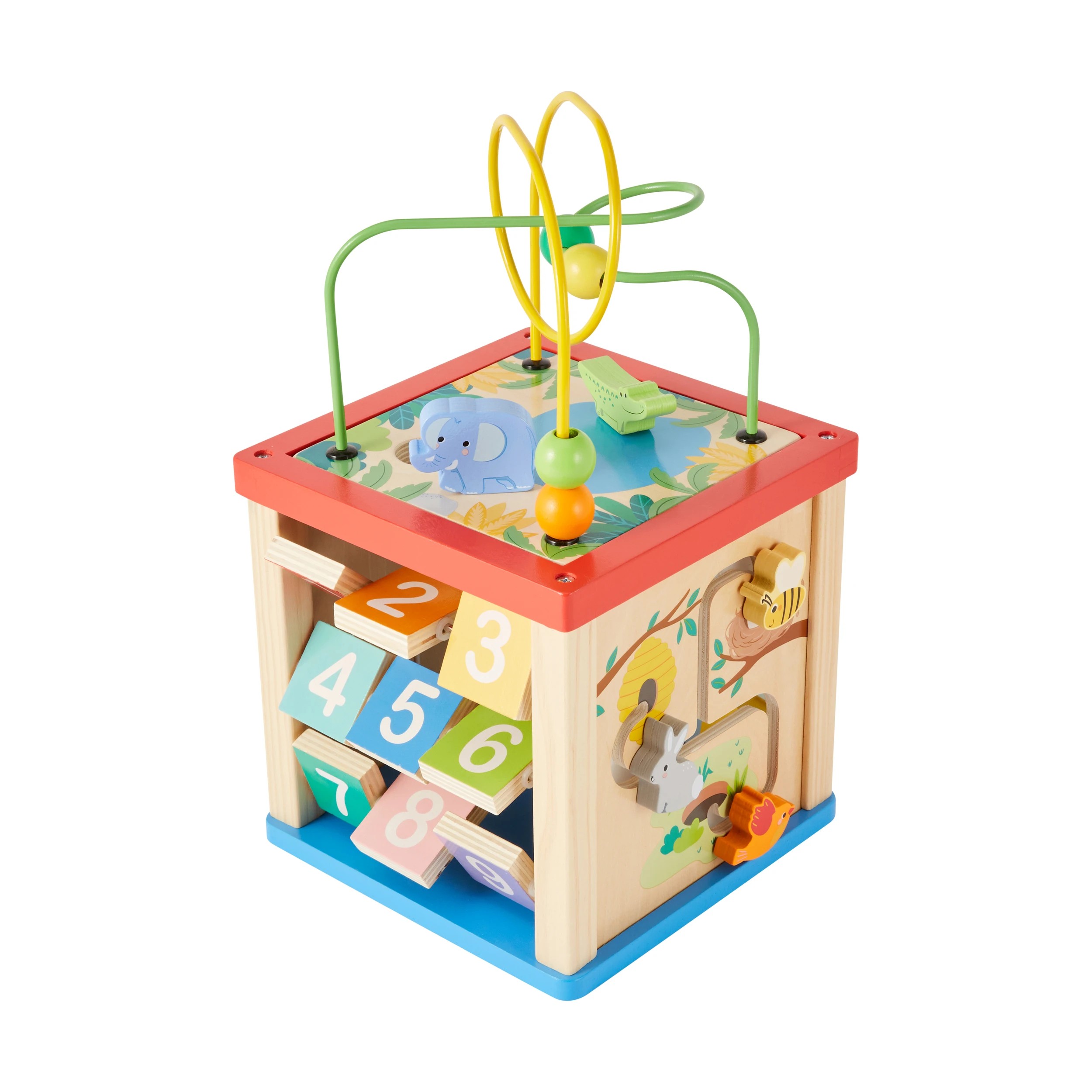 1 Wooden Activity Cube, 1 of 8