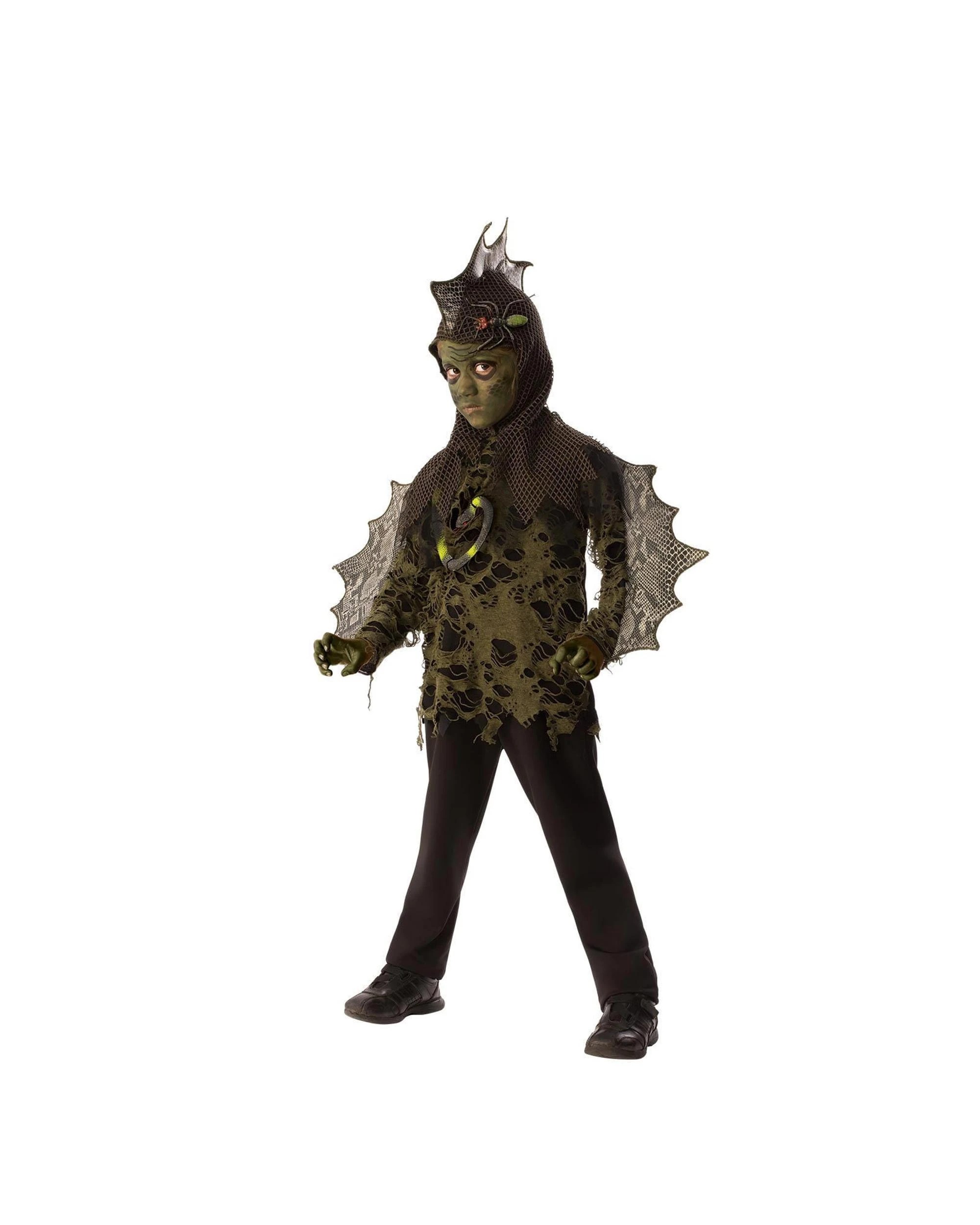 1 Swamp Boy Lizard Costume Size 5-7 Years, 1 of 4