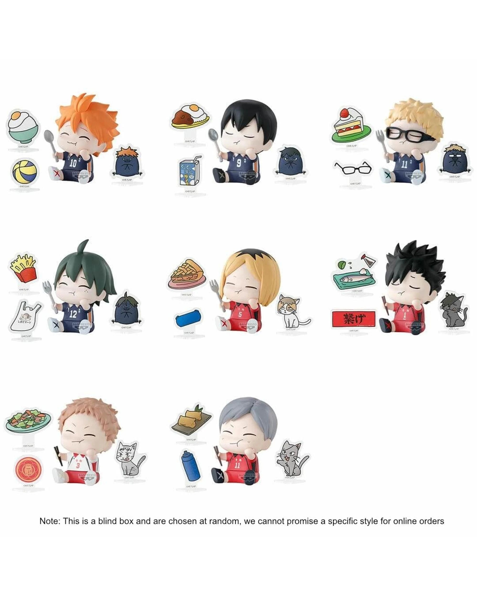 2 Banpresto Haikyu Happy Figure Collection Blind Box, 2 of 10