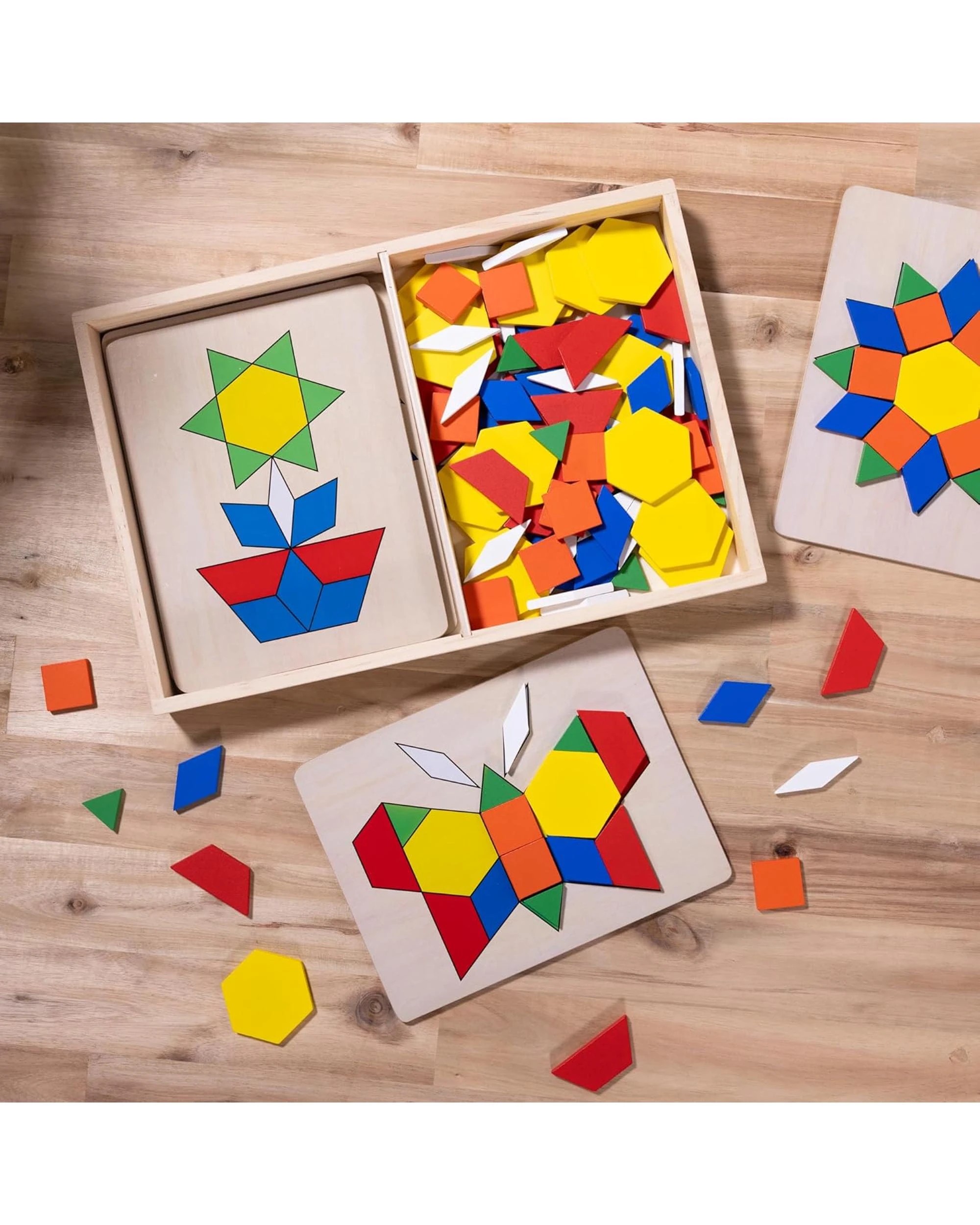 4 Melissa and Doug Pattern Blocks and Boards, 4 of 4