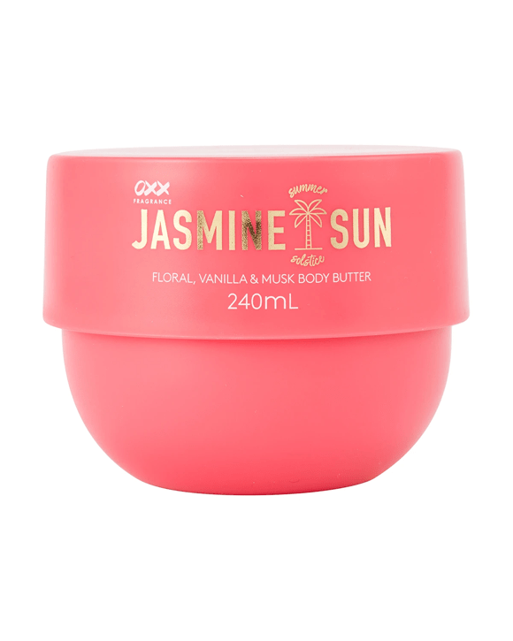 OXX Fragrance Jasmine Sun Summer Solstice Body Butter 240ml - Floral, Vanilla and Musk