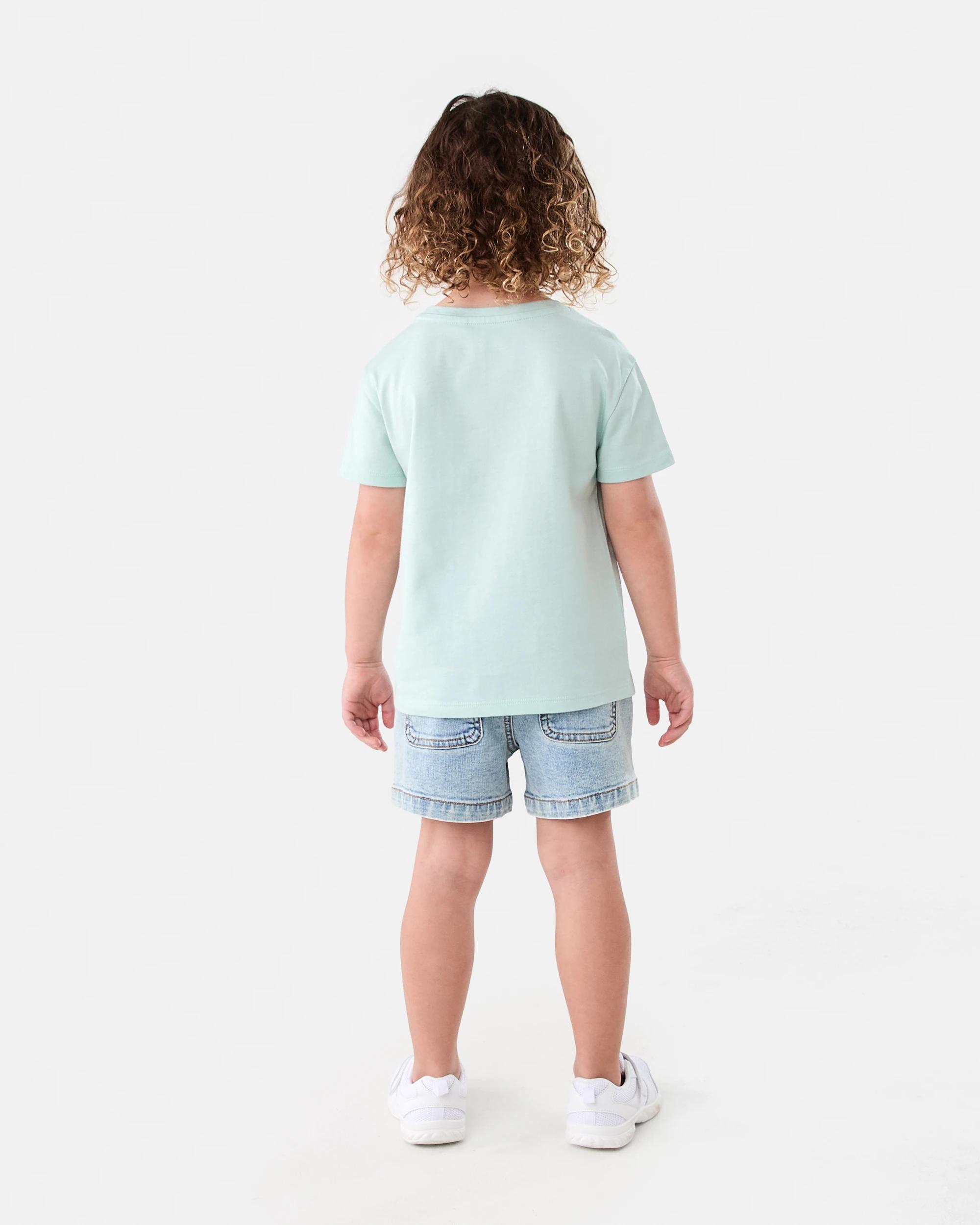 7 Printed T-shirt Grn Sncks, 7 of 7