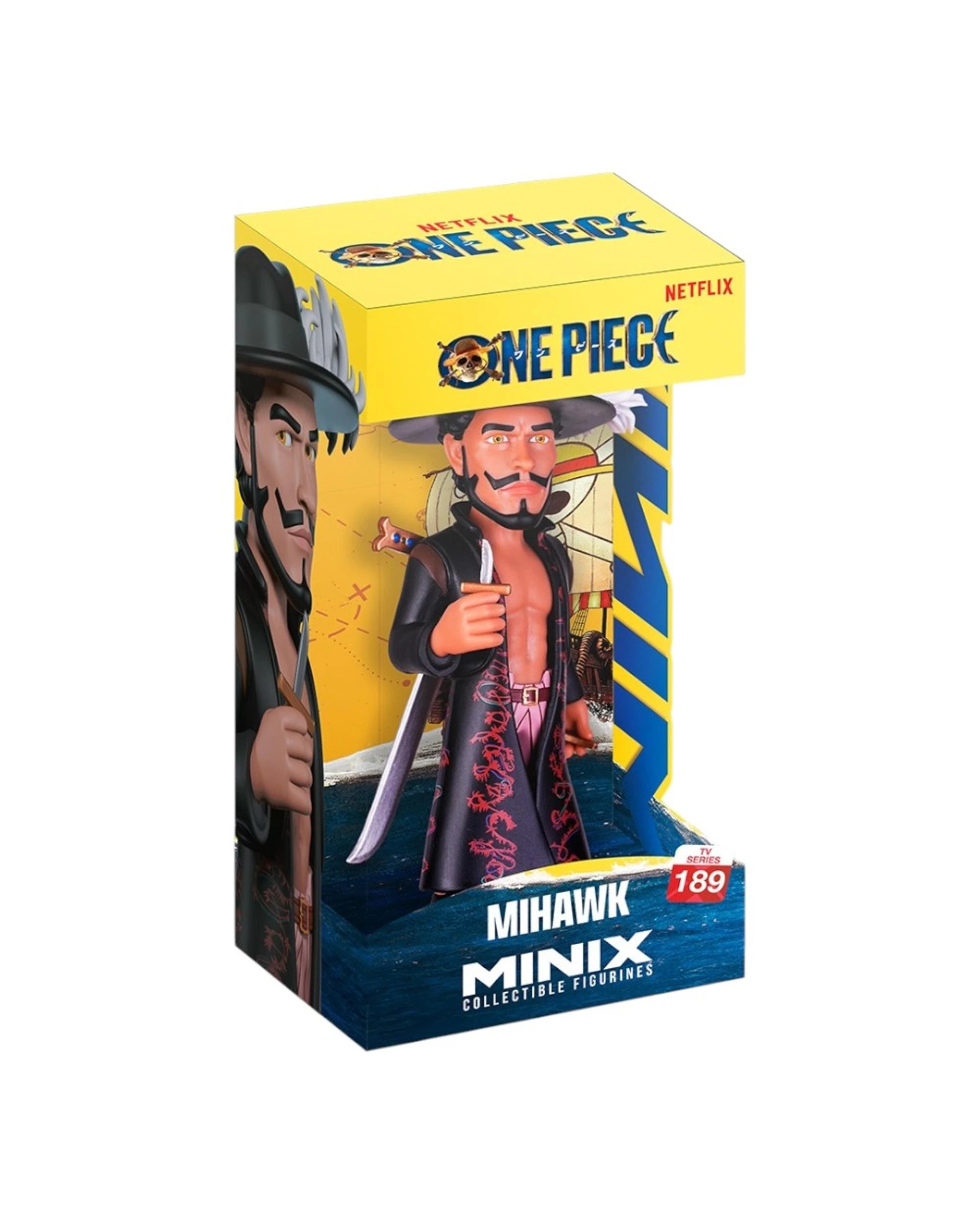 1 Minix One Piece Netflix Mihawk Figure, 1 of 7