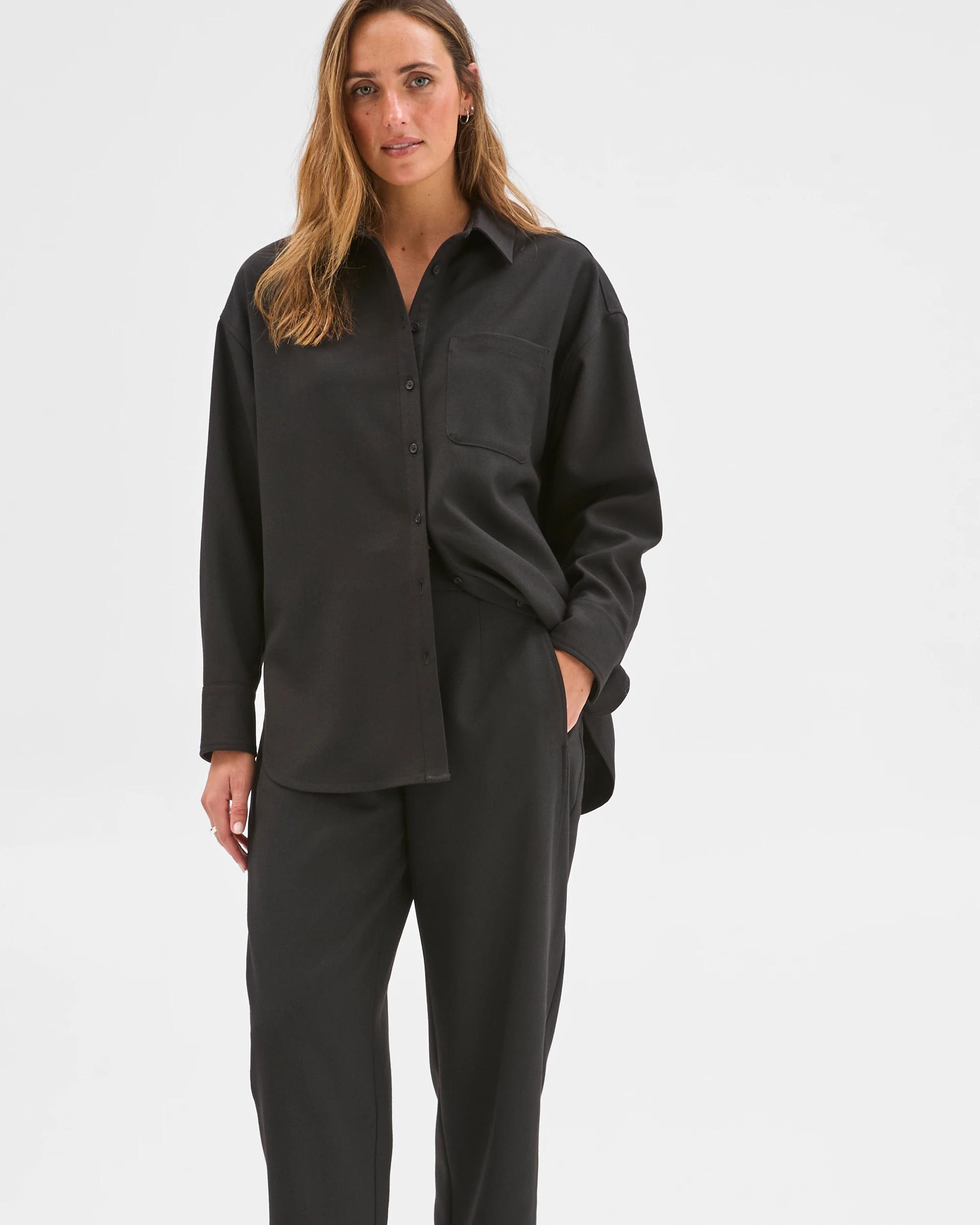 1 Preview Tailored Set Shirt BLACK, 1 of 6