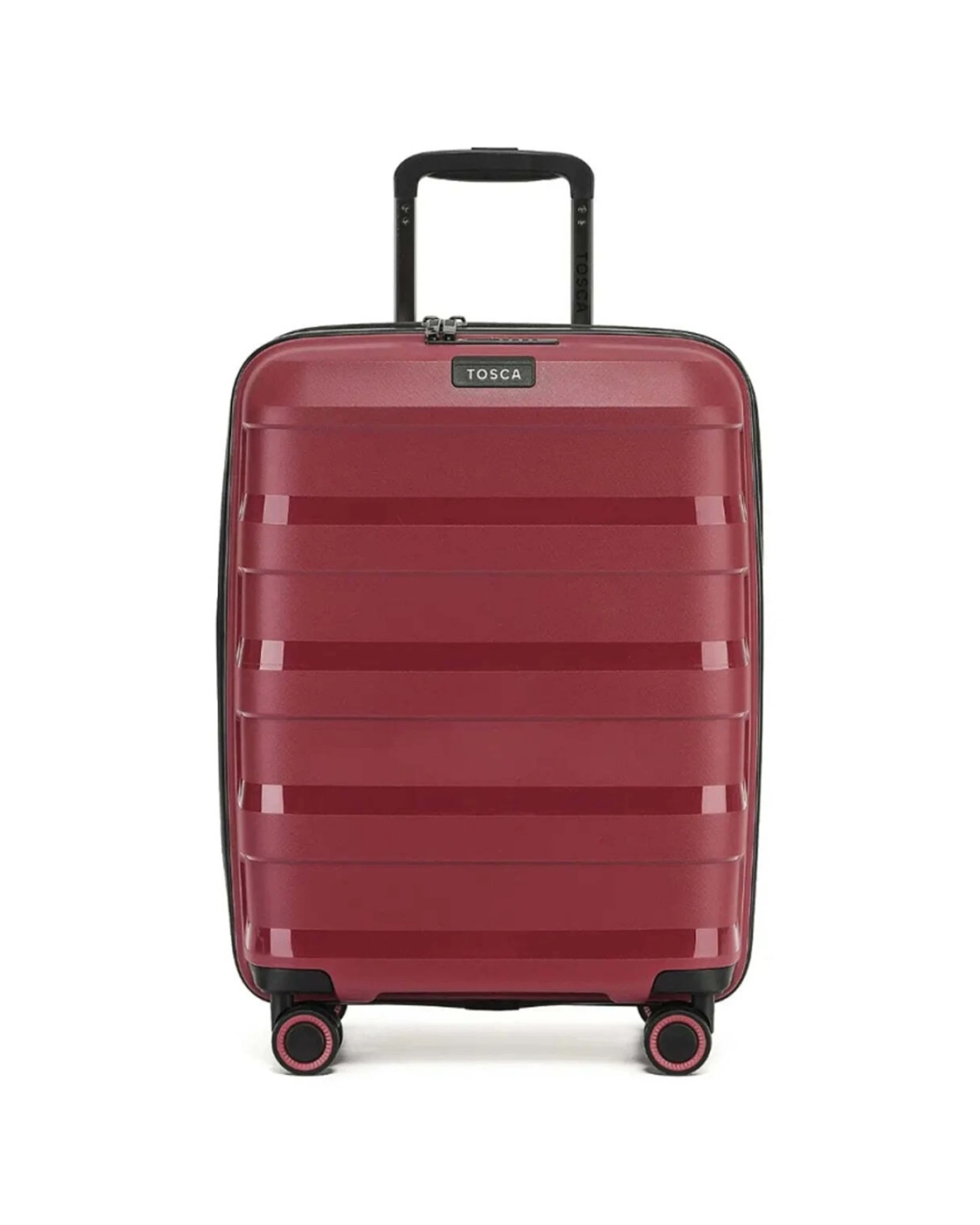 3 Tosca Luggage Comet Expandable TSA Lock Carry-On Suitcase 55 cm Rumba - Red, 3 of 4