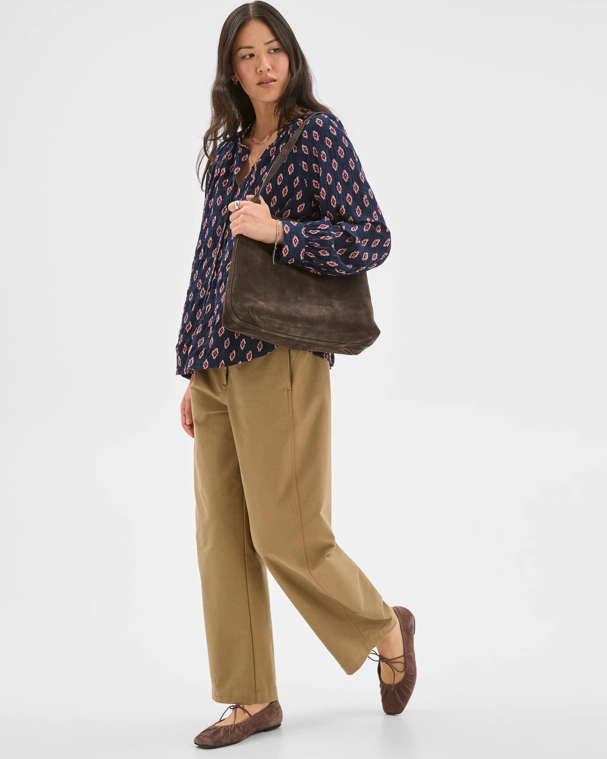 3 Target Woman Long Sleeve Romantic Blouse PRINT, 3 of 6