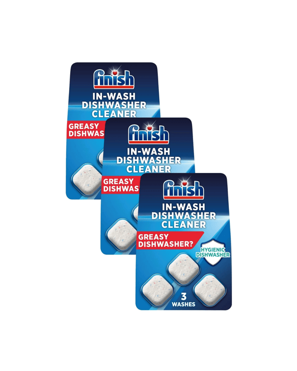 Finish In Wash Dishwasher Cleaner 3'S X3