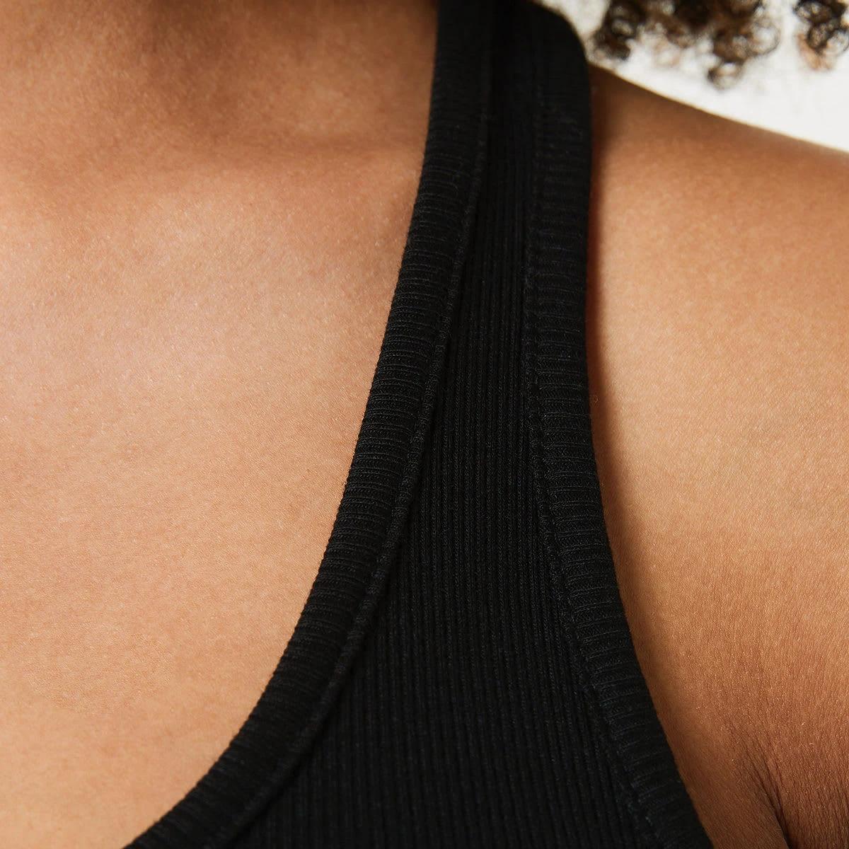 5 Ribbed Tank BLACK, 5 of 5