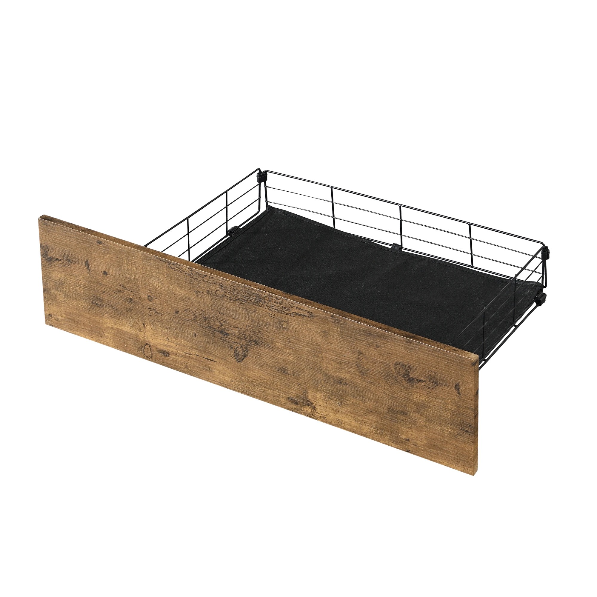 5 Levede Q Size Bed Frame Industrial with LED and Charging Station, 5 of 9