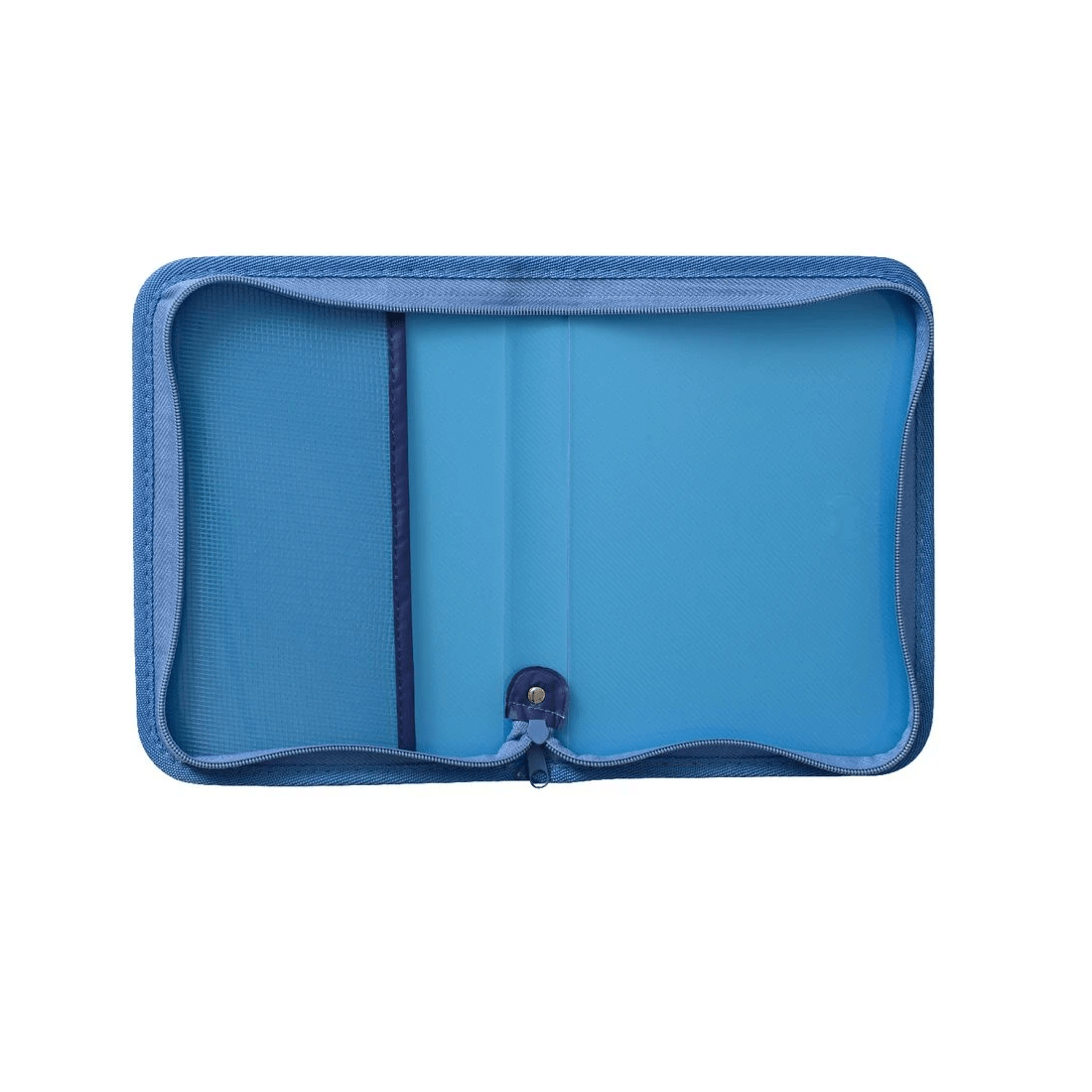 2 Ausinc A5 Zipped Document Folder Blue, 2 of 5