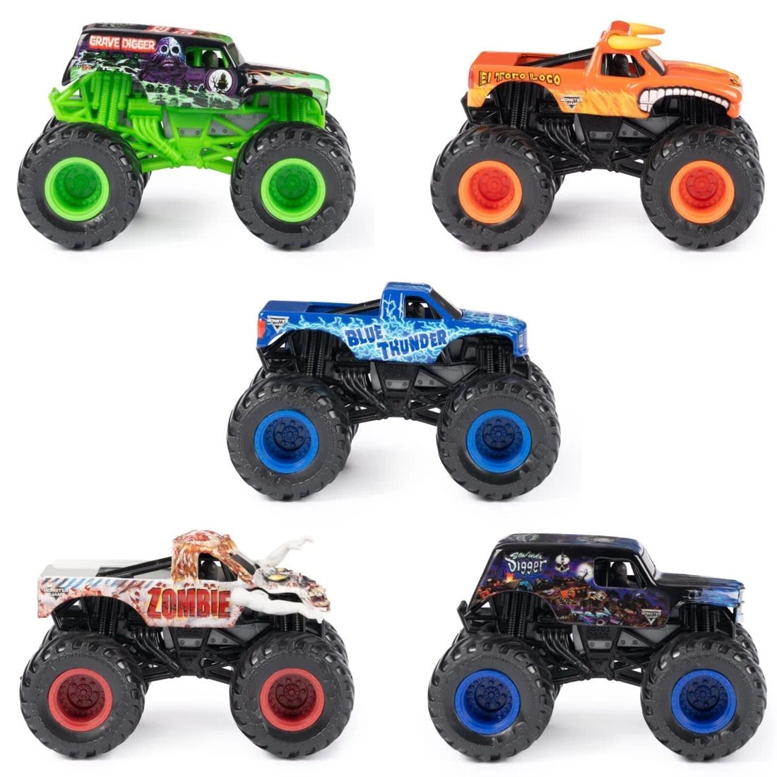 2 5 Pack Monster Jam Pit Party 1:64 Scale Truck Set, 2 of 10