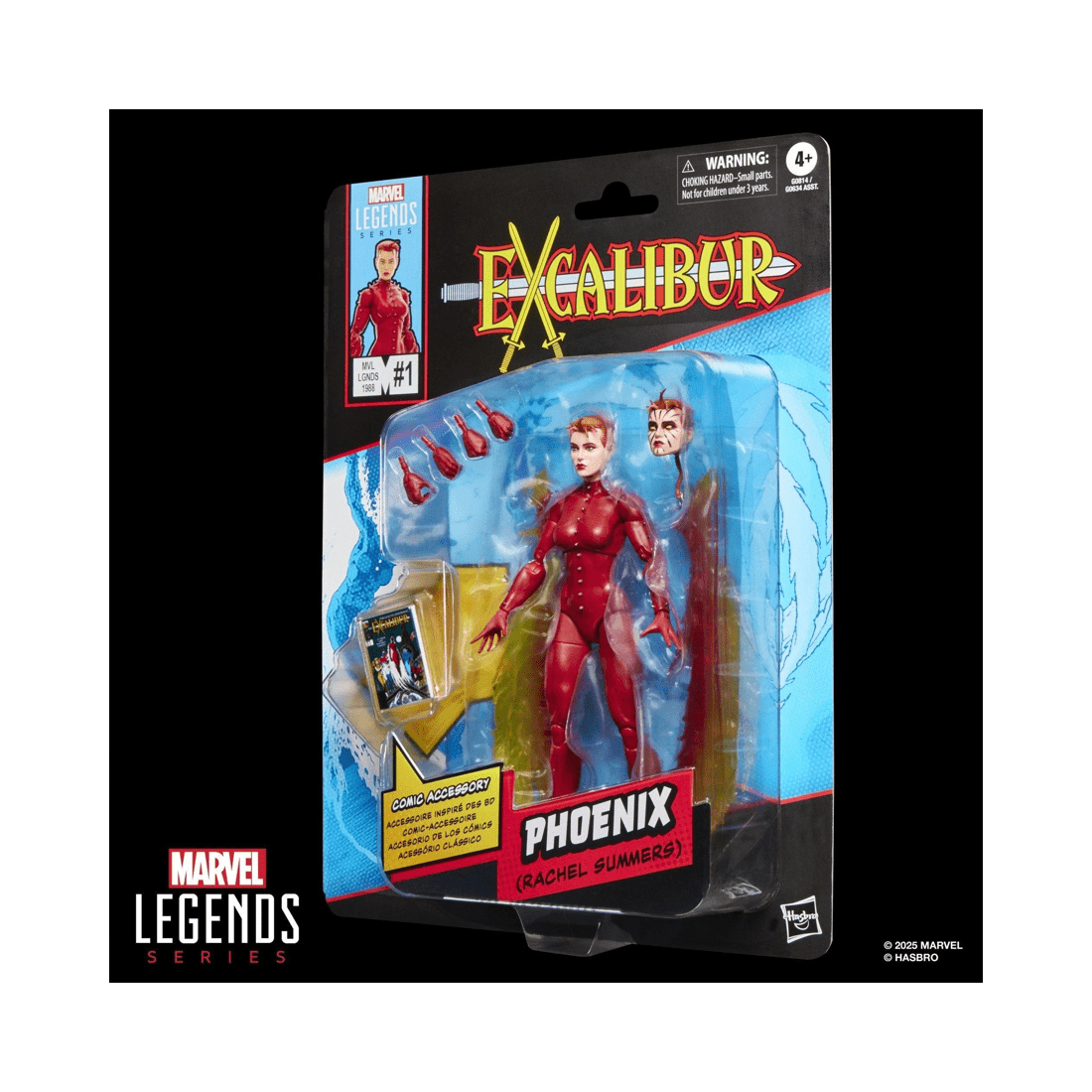 3 Hasbro Marvel Legends Series Excalibur Phoenix - Rachel Summers -  Action Figure, 3 of 10