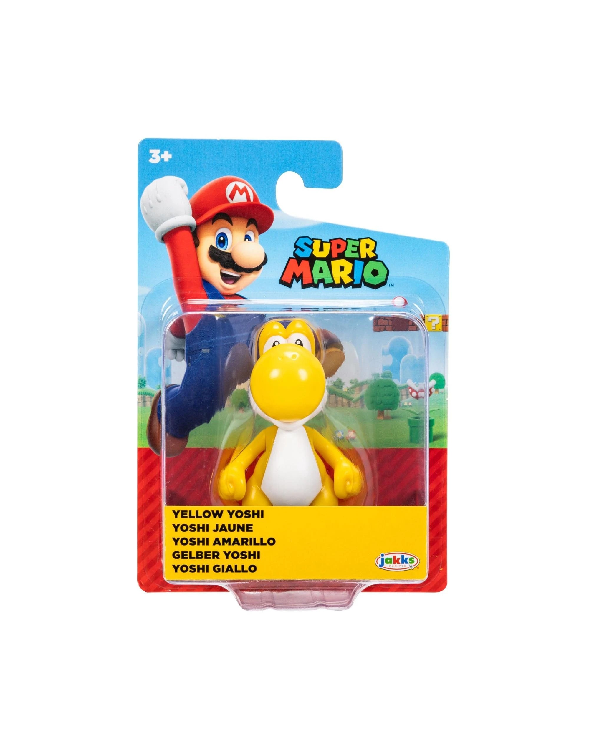 1 Super Mario 2.5 inch Yellow Yoshi Figure, 1 of 8