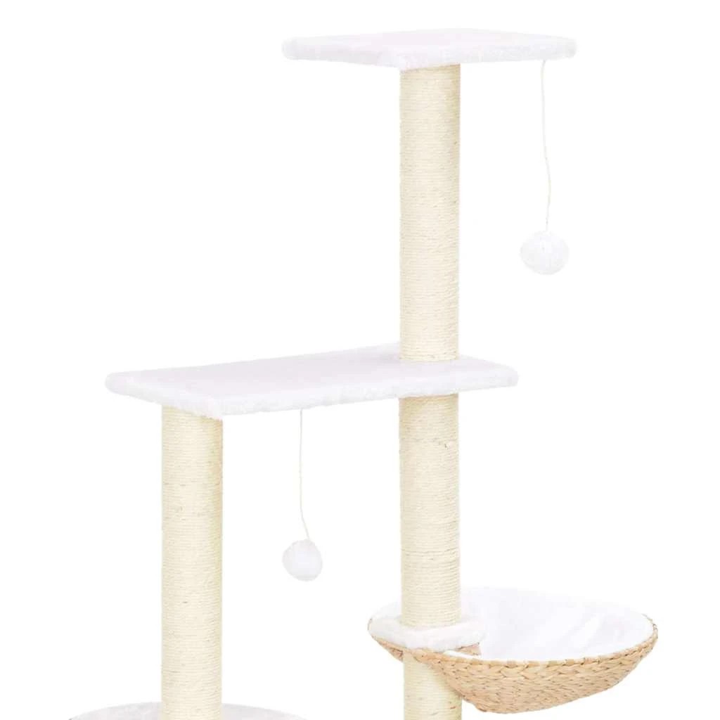 4 Vidaxl Cat Tree Natural Wood Cat Tree - Brown, 4 of 7