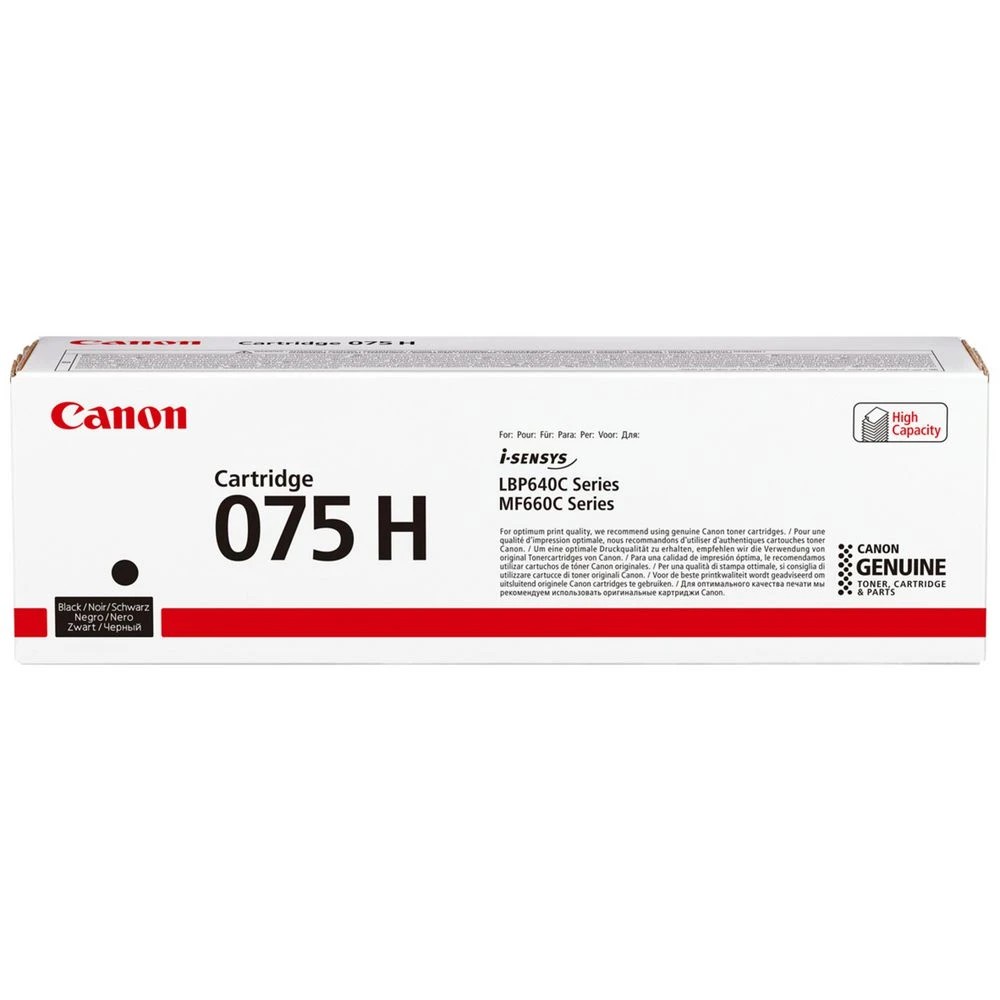 1 Canon 075HC High Capacity Toner Cartridge Black, 1 of 2