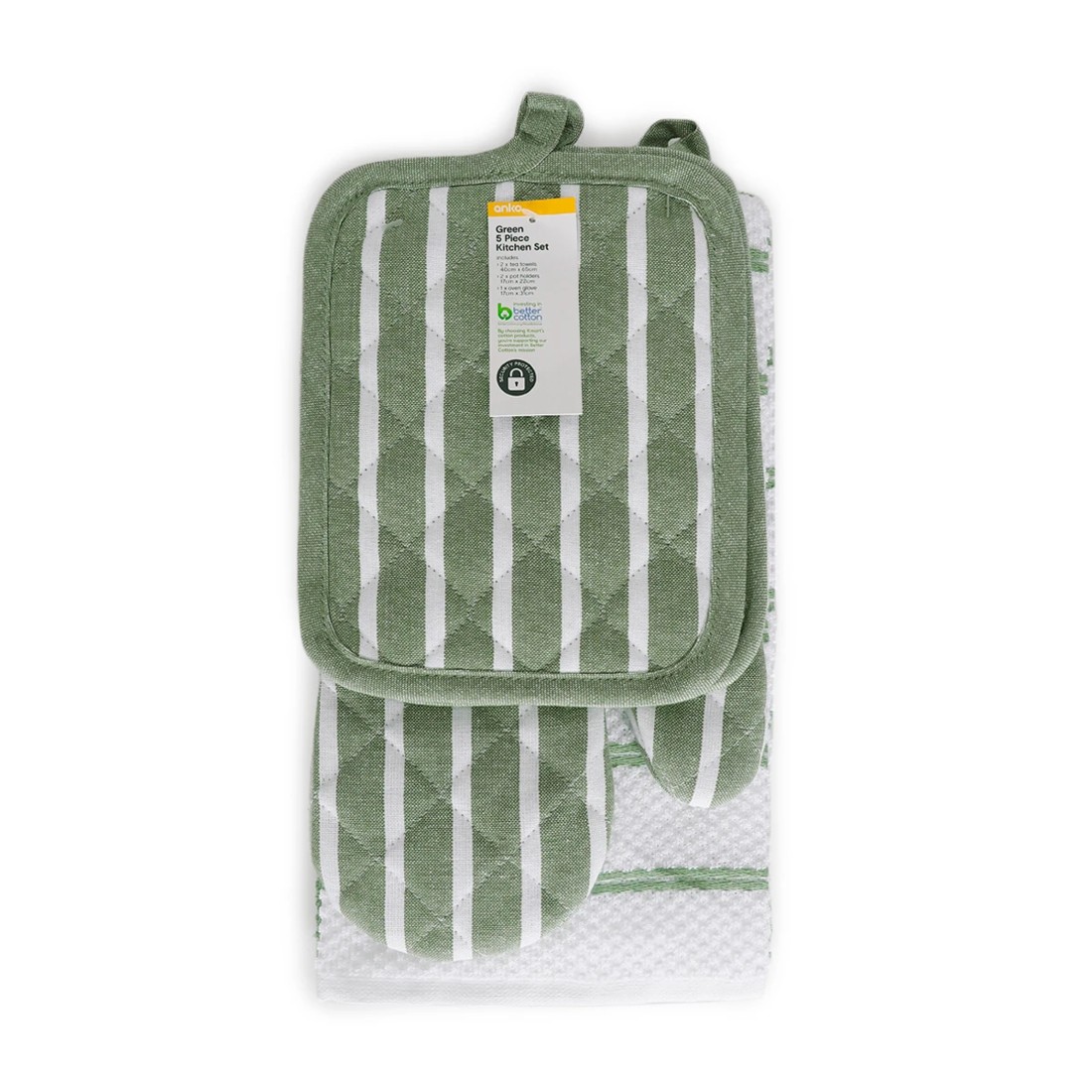 5 5 Piece Green Kitchen Set, 5 of 5