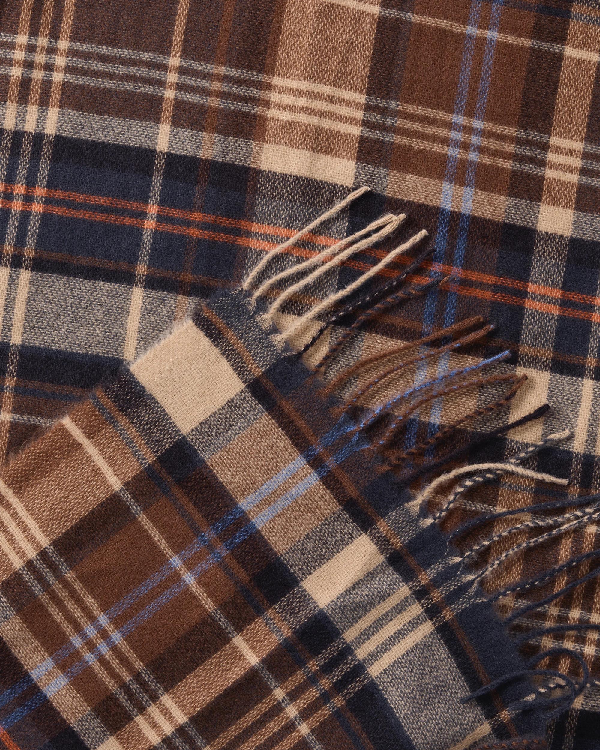 2 Plaid Check Scarf Brwn Plaid, 2 of 3