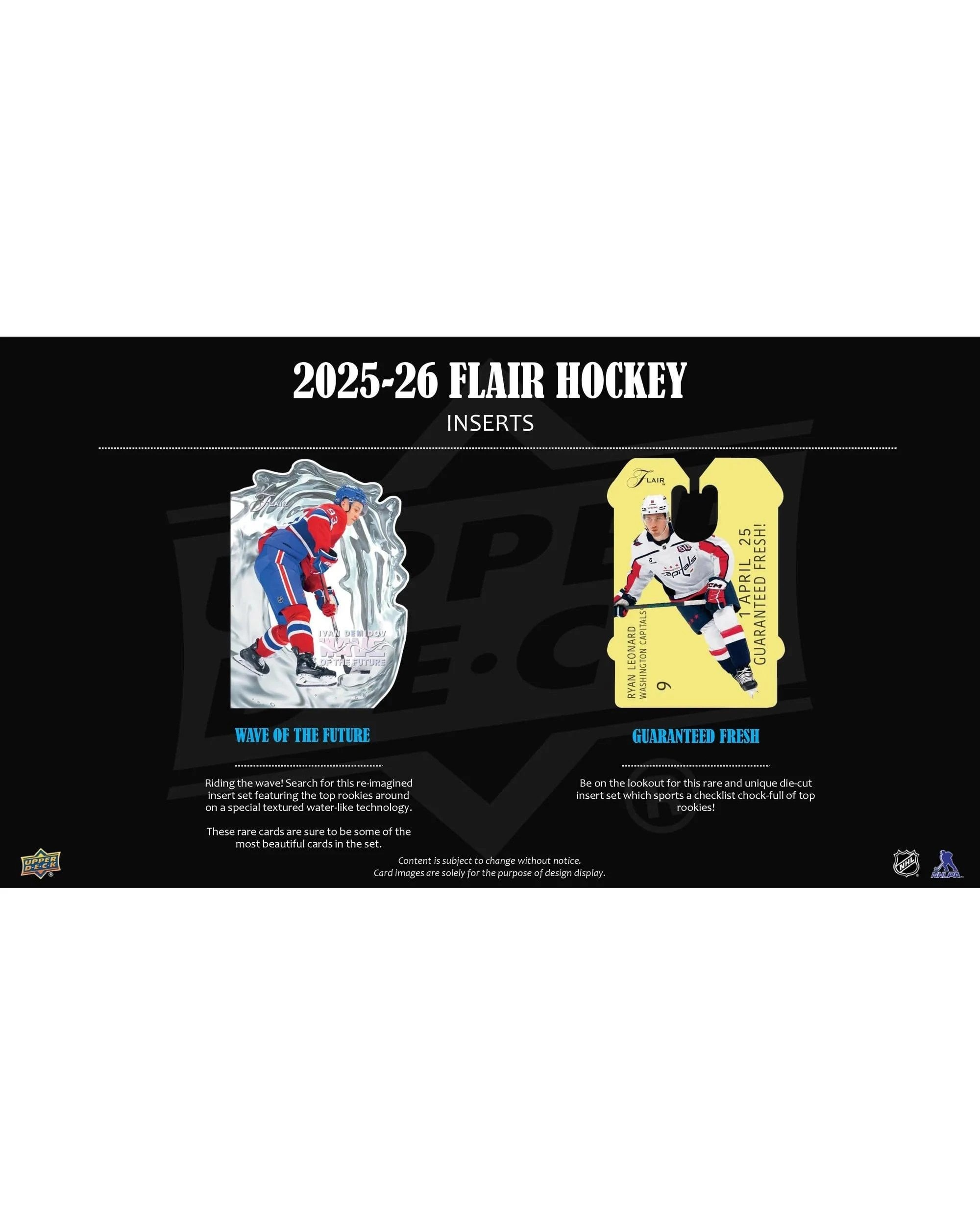 5 Upper Deck 2025/2026 NHL Flair Hockey Hobby Pack, 5 of 6