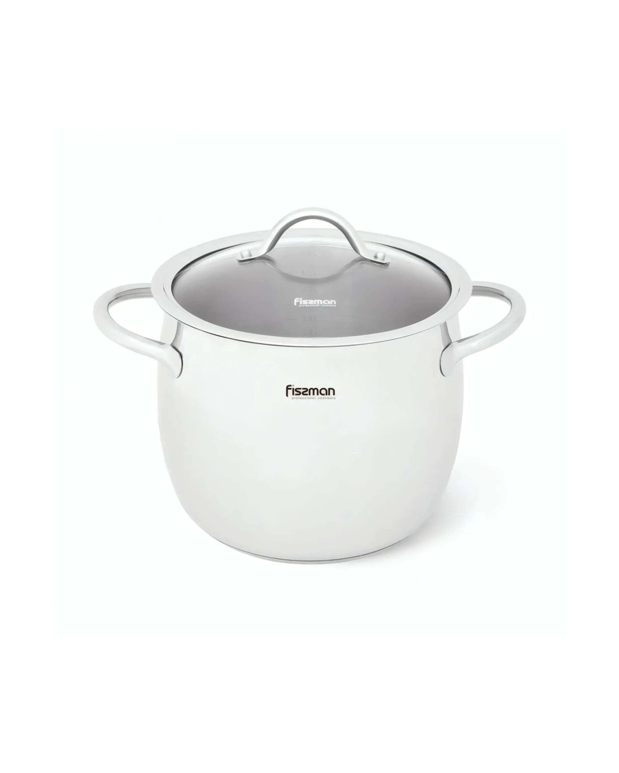 1 Fissman Stockpot Vivien Series Stainless Steel With Glass Lid 5.7L - Silver, 1 of 1