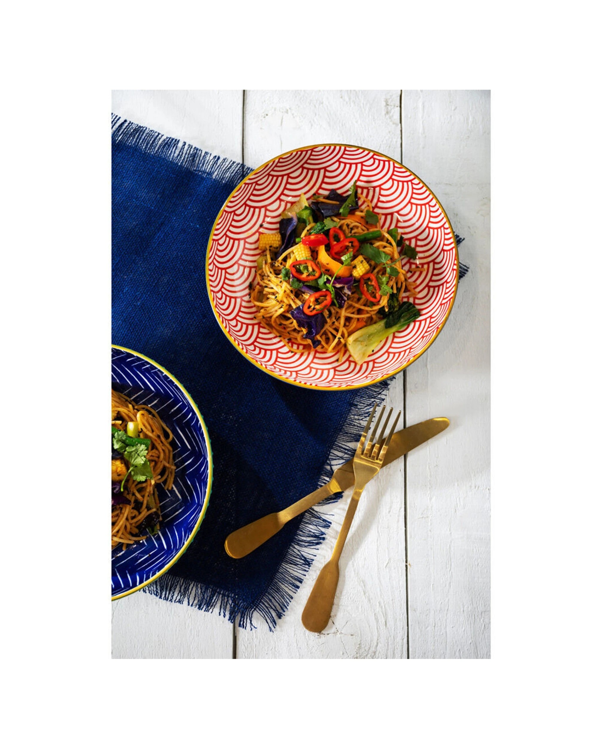 6 Mikasa 8PK Arched Ceramic Bowl Round Dinnerware Stoneware 21cm - Multi, 6 of 8