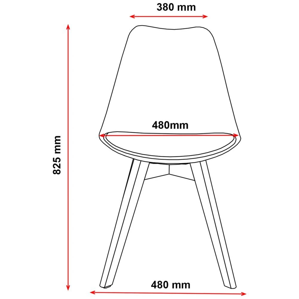 9 J.Burrows Newbury Chair V2 Commercial Grade White, 9 of 10