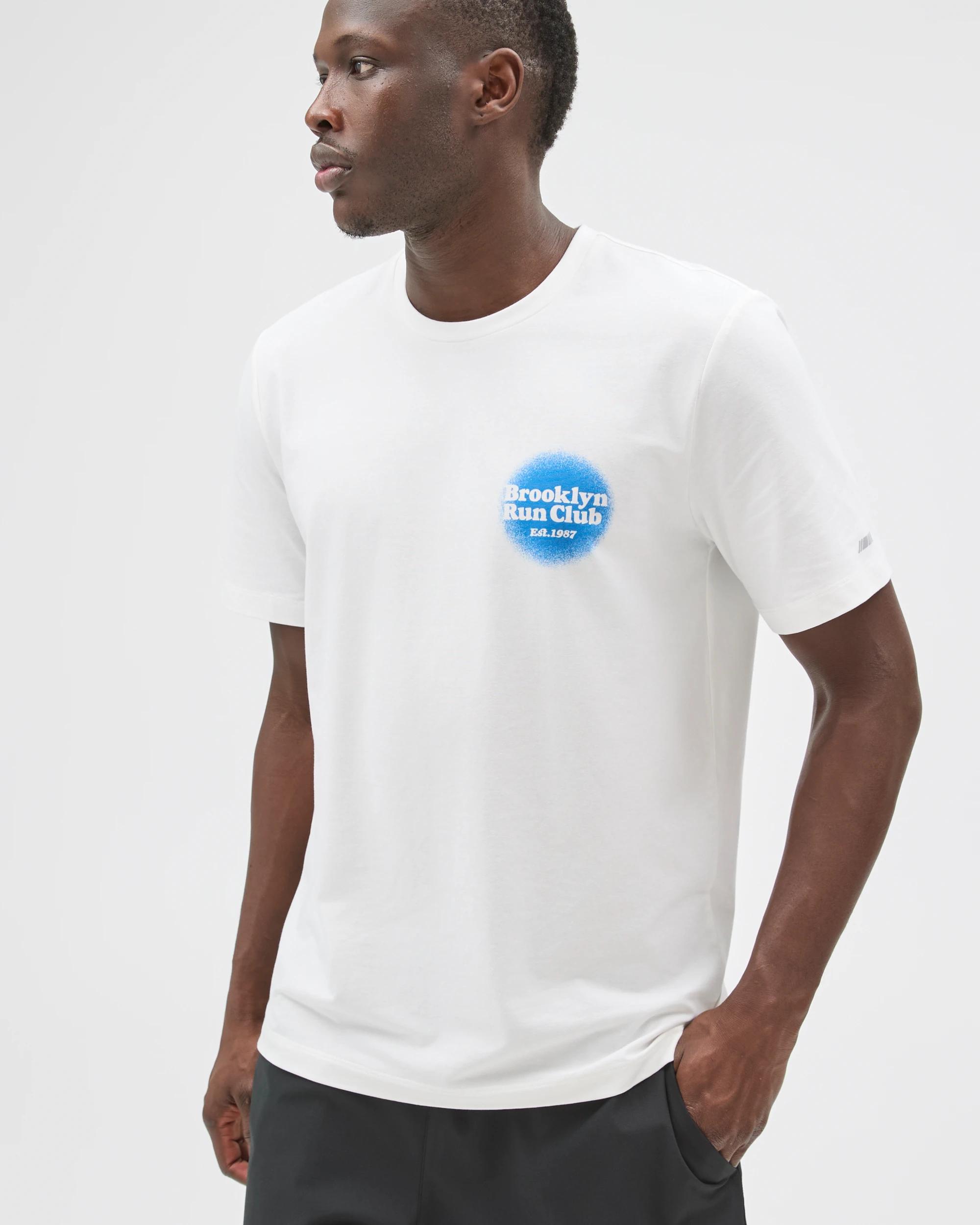 3 Target Active Active Australian Cotton Blend Graphic T-Shirt OFF WHITE BROOKLYN RUN CLUB, 3 of 6