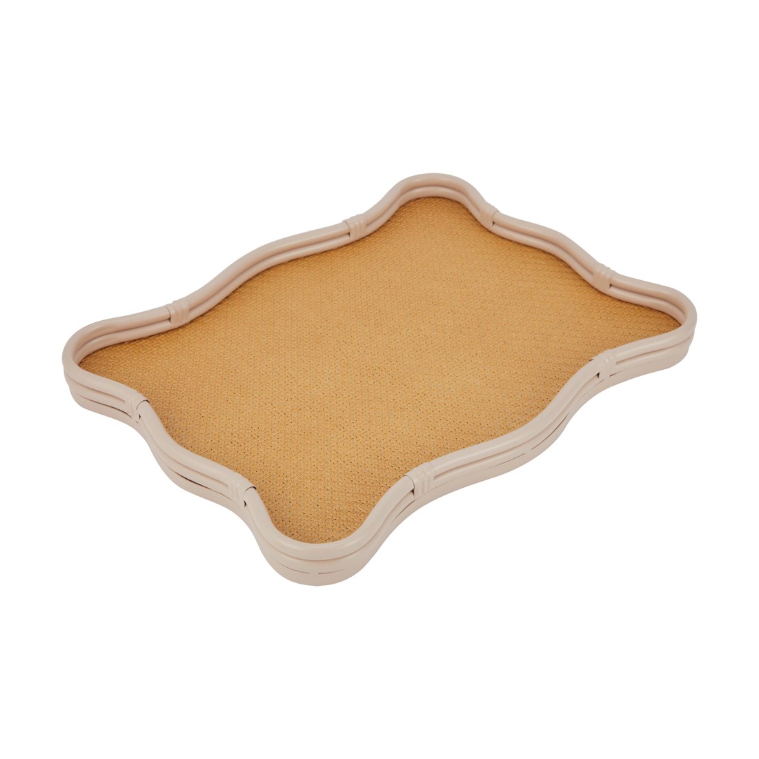 1 Wave Rattan Decor Tray, 1 of 6