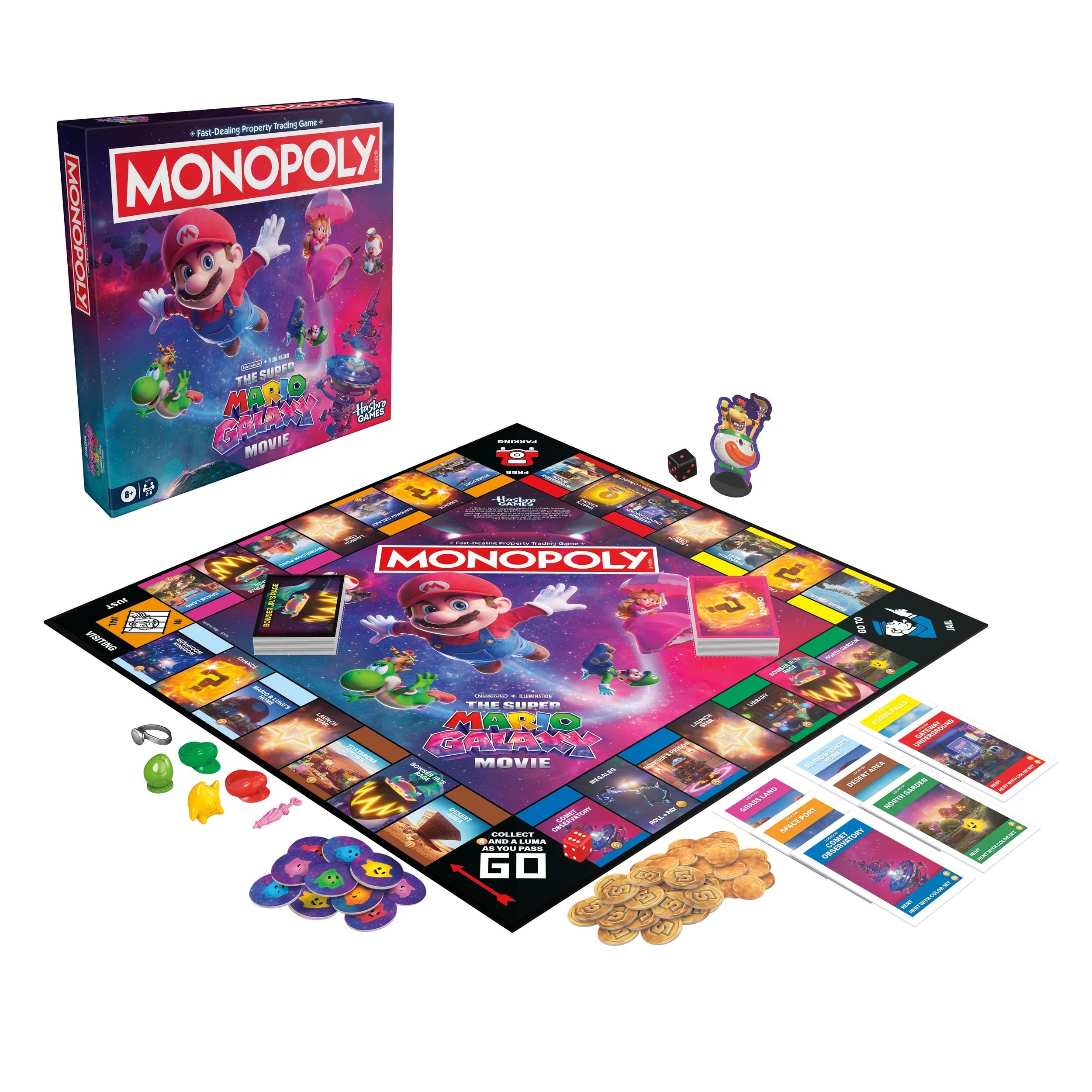 3 Monopoly: The Super Mario Galaxy Movie Edition Board Game - Multi, 3 of 4