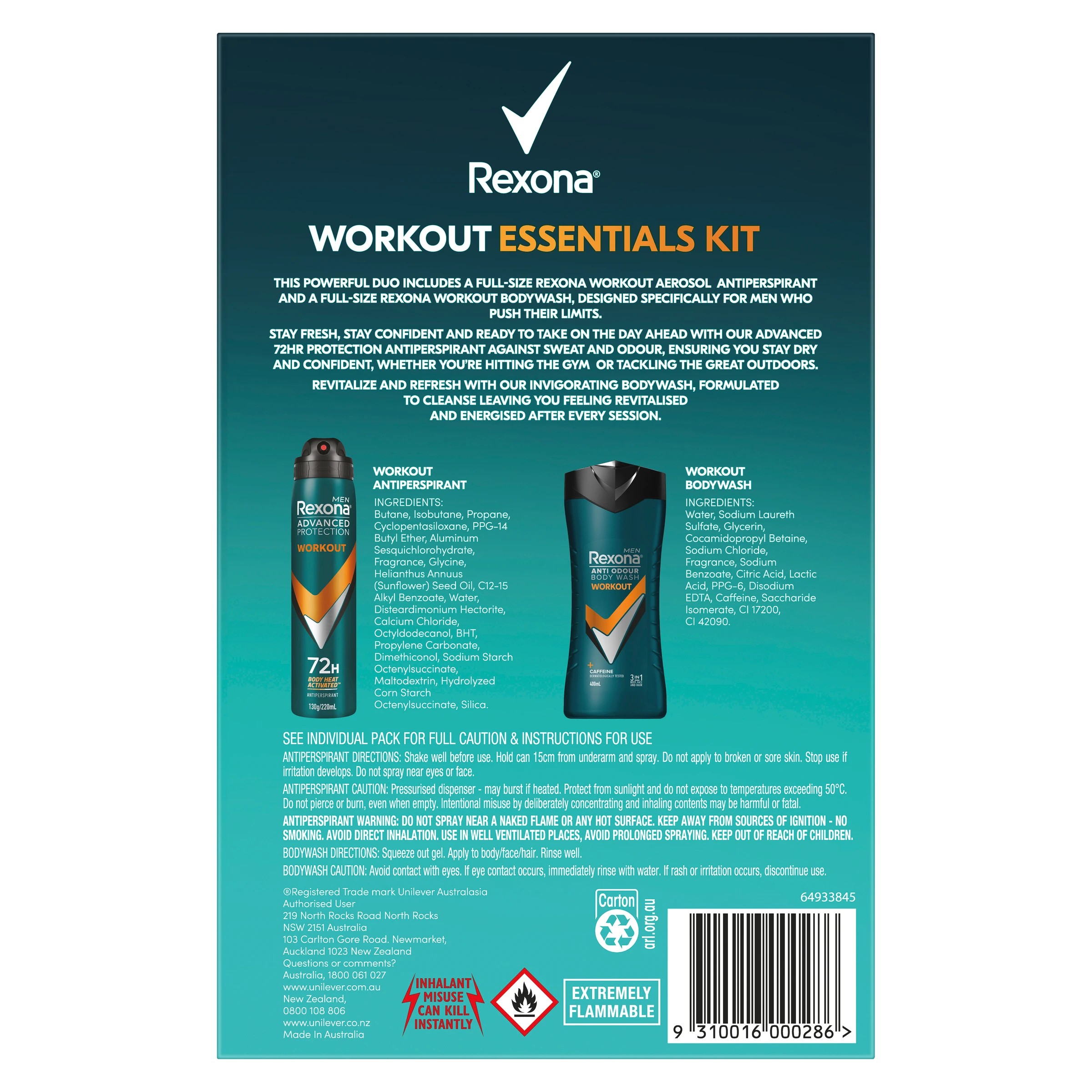 2 Rexona Workout Essentials Kit, 2 of 3