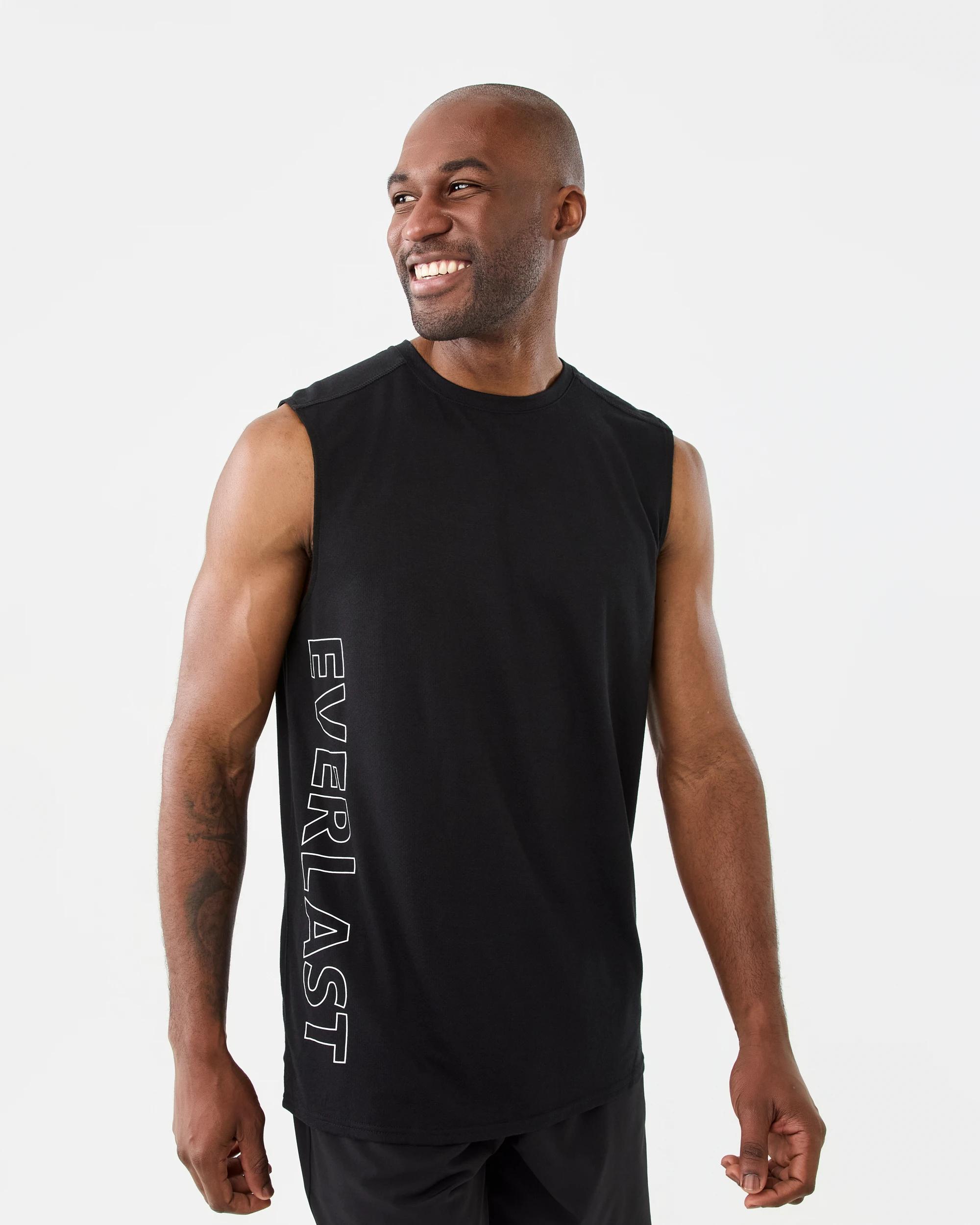 2 Everlast Mens Mesh Muscle Black, 2 of 7