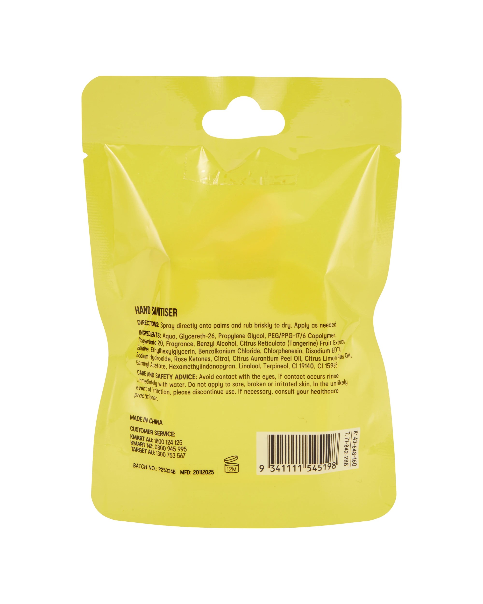 6 OXX Bodycare Hand Sanitiser 30ml - Citrus Scented, 6 of 6