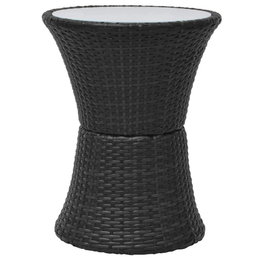 6 vidaXL Garden furniture set Stackable - Black, 6 of 8