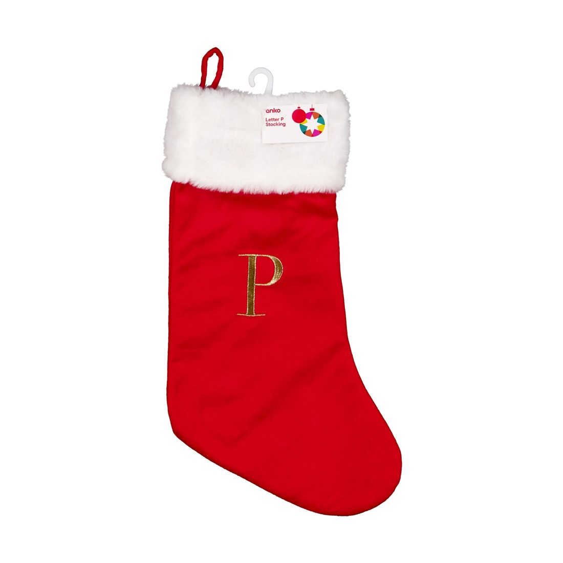 4 Letter P Stocking, 4 of 4