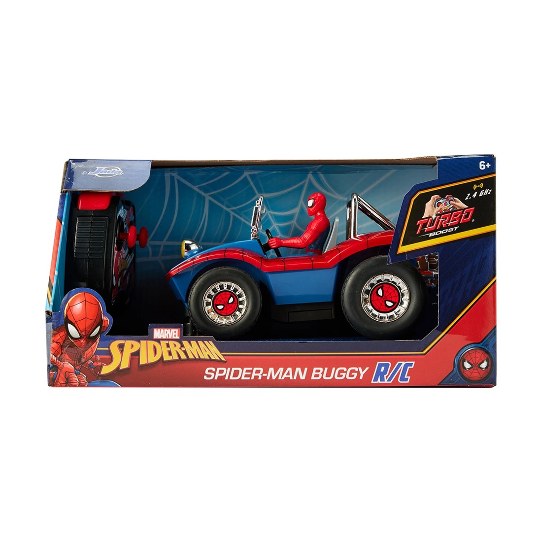 1 Jada Hollywood Rides Marvel Spider-Man R/C Buggy Toy, 1 of 8