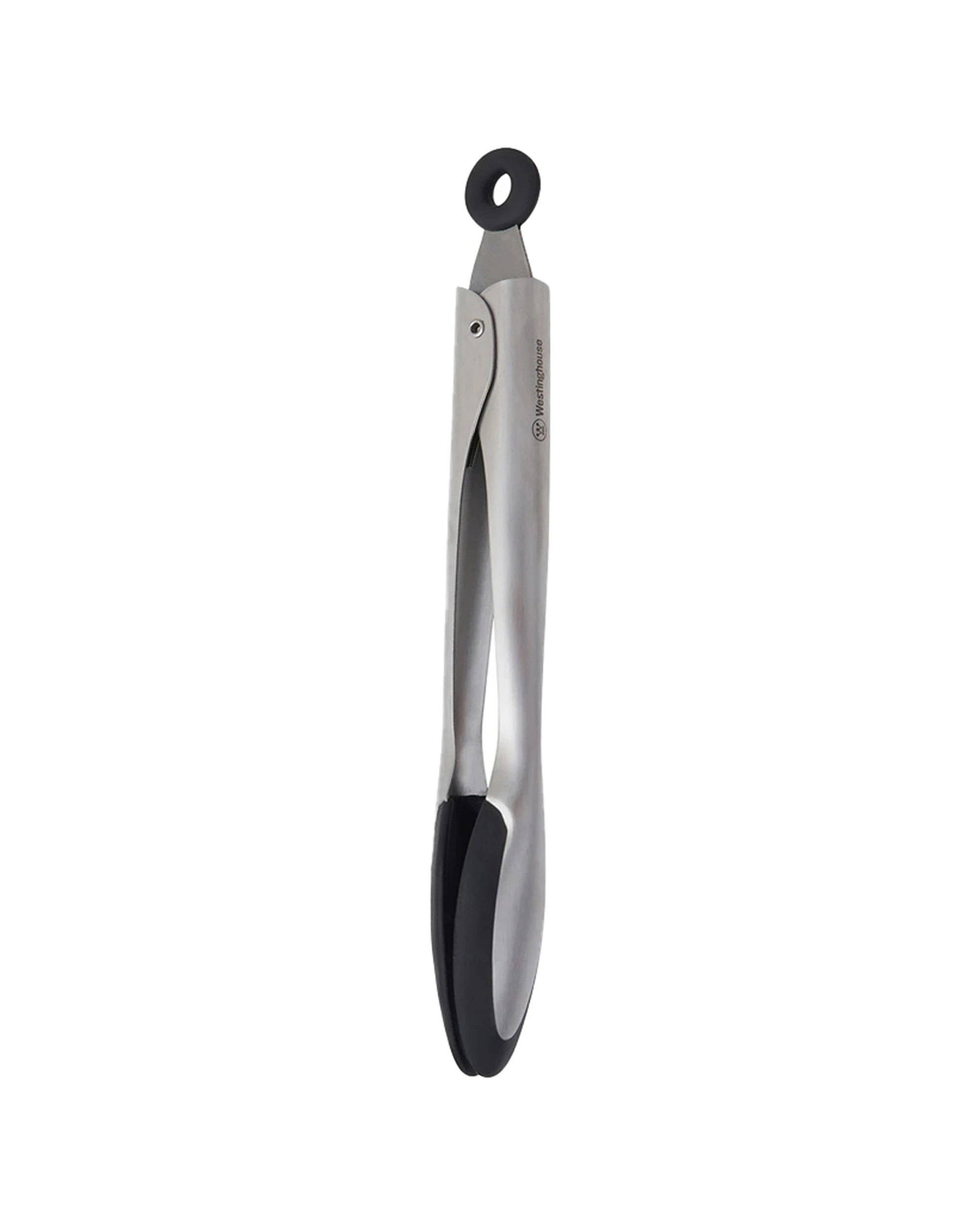 3 Westinghouse 12"/30cm Tongs Black Soft Grip Stainless Steel Kitchen Tool/gadget - Black, 3 of 3