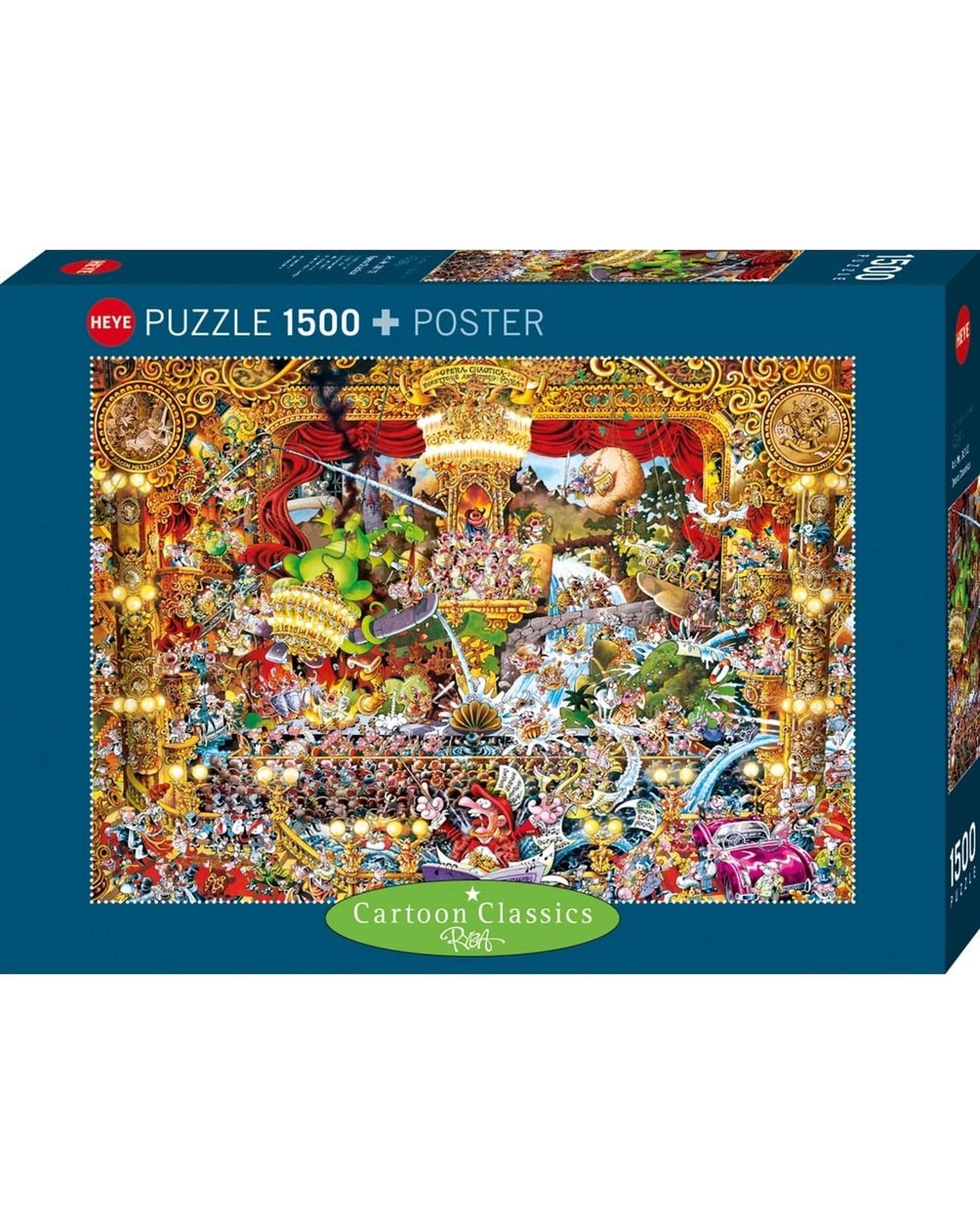 1 Heye Cartoon Classics Ryba Opera Chaotica 1500 Piece Jigsaw Puzzle, 1 of 1