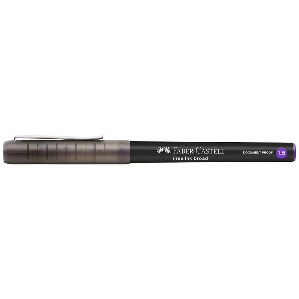 1 Faber Castell Free Ink Rollerball Pen 1.5 mm Violet, 1 of 4