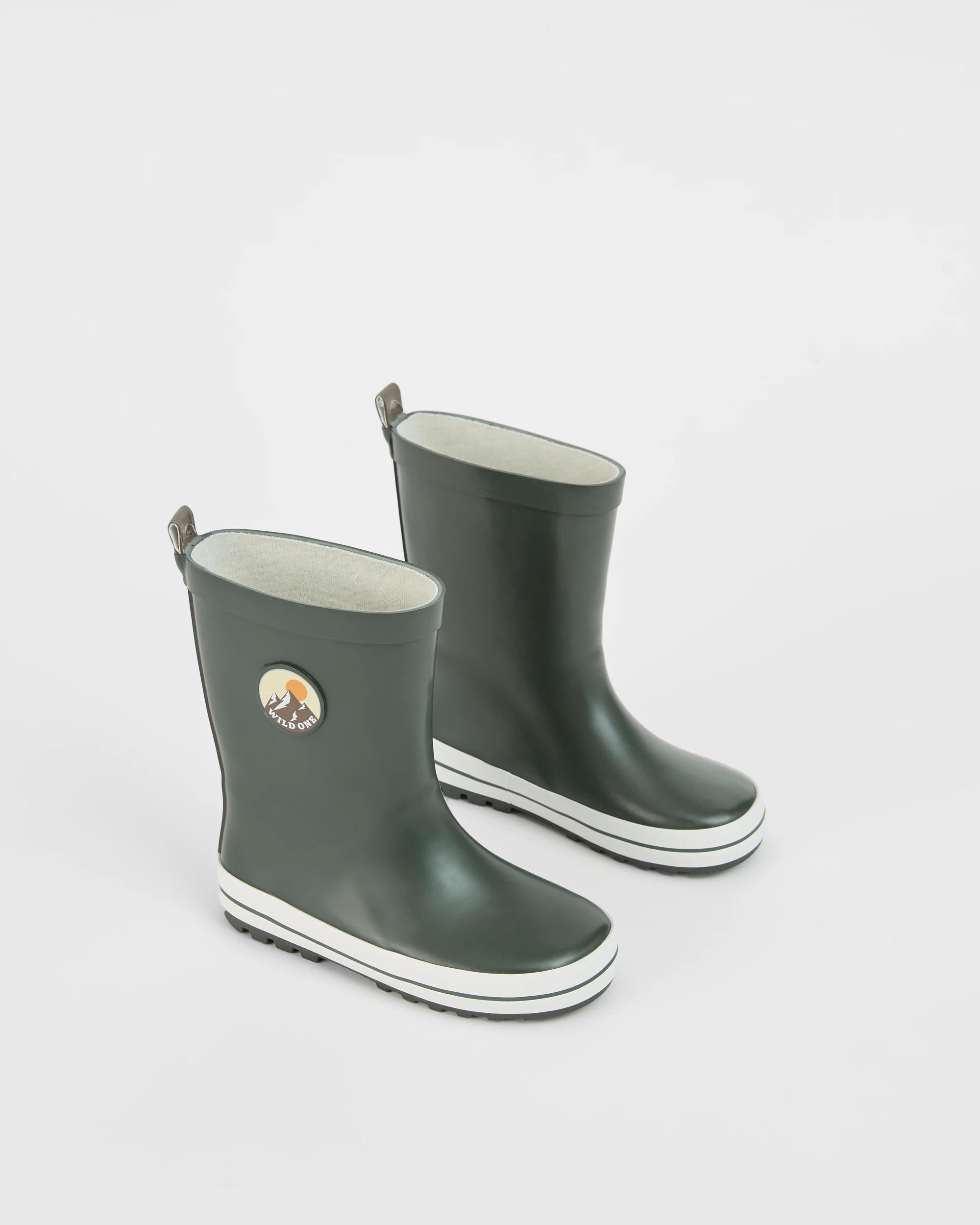 2 Target Kids Core Badge Rainboot KHAKI, 2 of 3