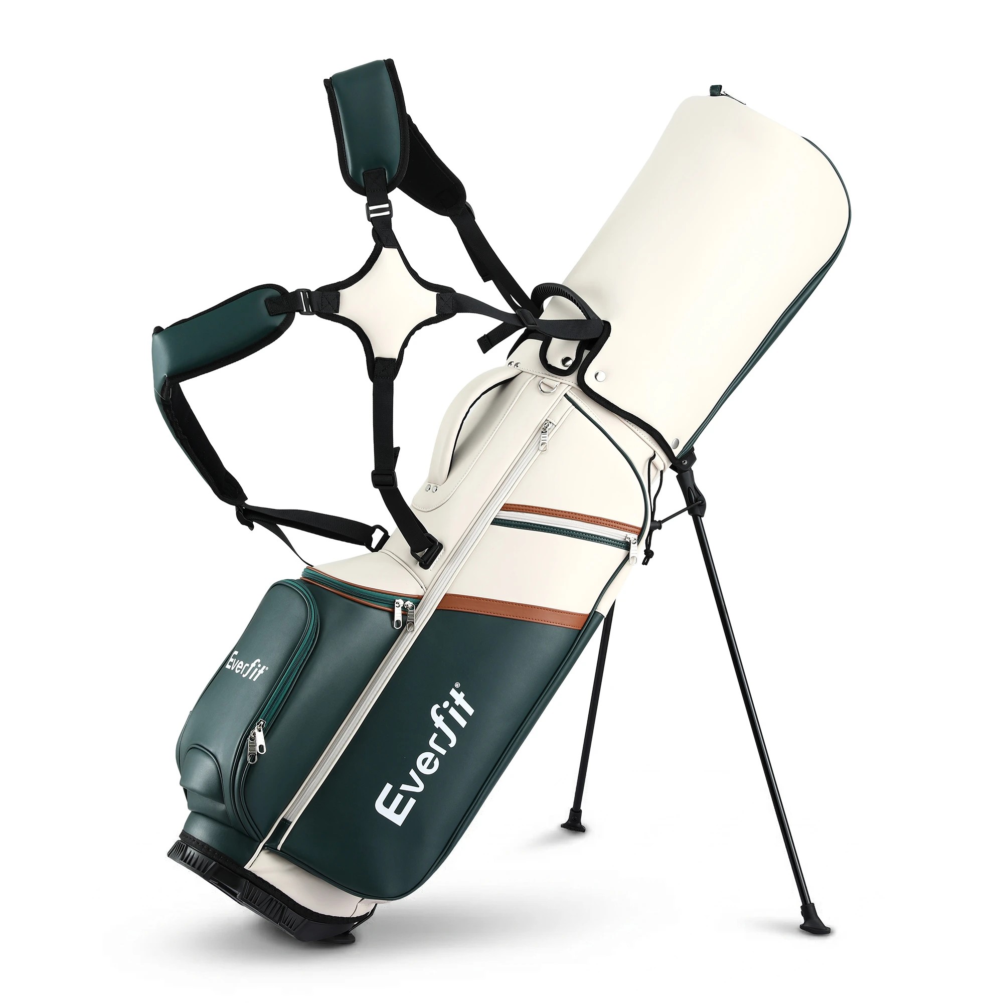 1 Everfit Golf Stand Bag 7-Ways Divider Lightweight Carry Bag Dual Strap - Multi, 1 of 4