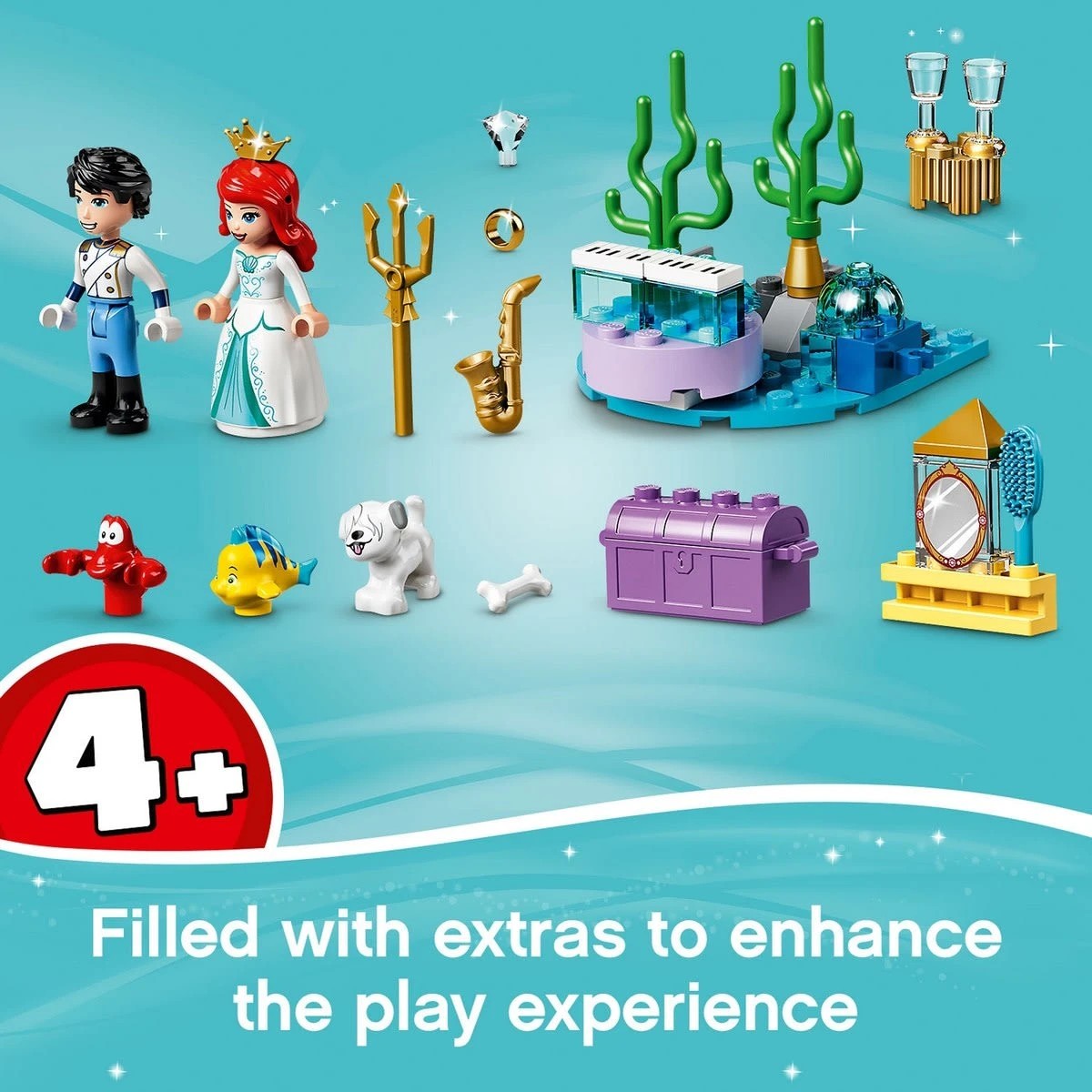 3 LEGO Disney Princess Ariel’s Celebration Boat 43191, 3 of 10