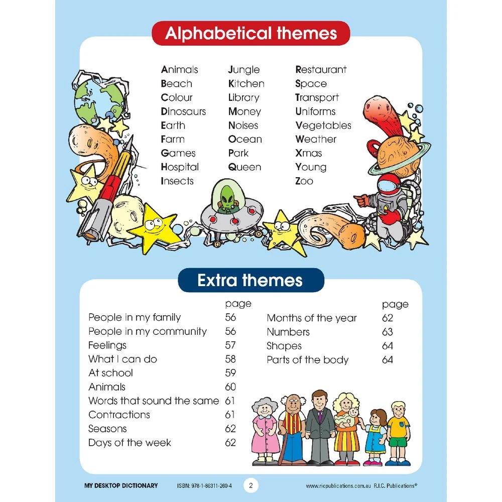 2 R.I.C My Desktop Dictionary Ages 5 to 8, 2 of 5