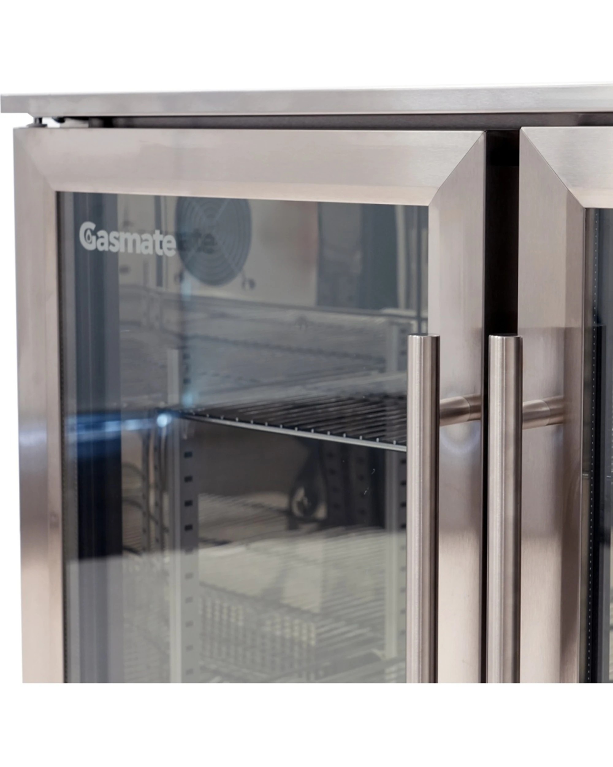 3 Gasmate 2 Door Stainless Steel Alfresco Bar Fridge 208L - Silver, 3 of 5