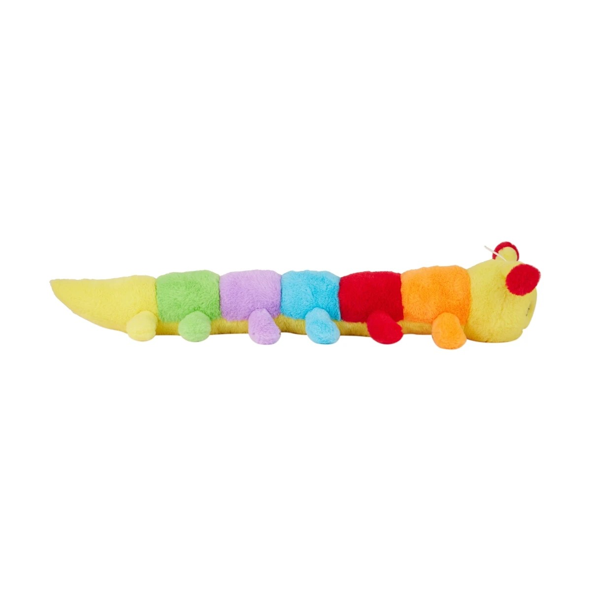 3 Pet Toy Plush Multi Squeaker Caterpillar, 3 of 8