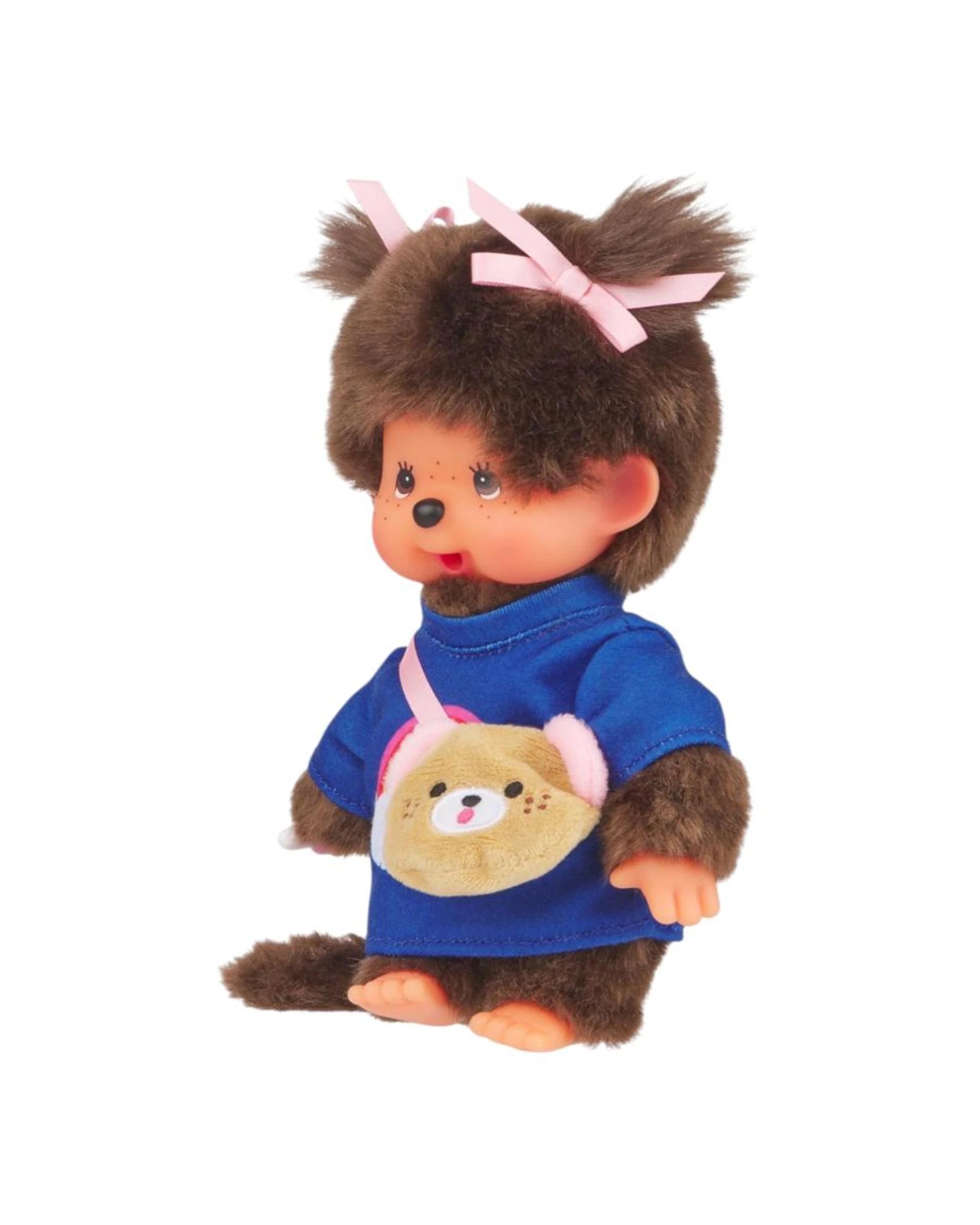 4 Sekiguchi Monchhichi Kawaii Messenger Bag Girl Plush Doll, 4 of 6